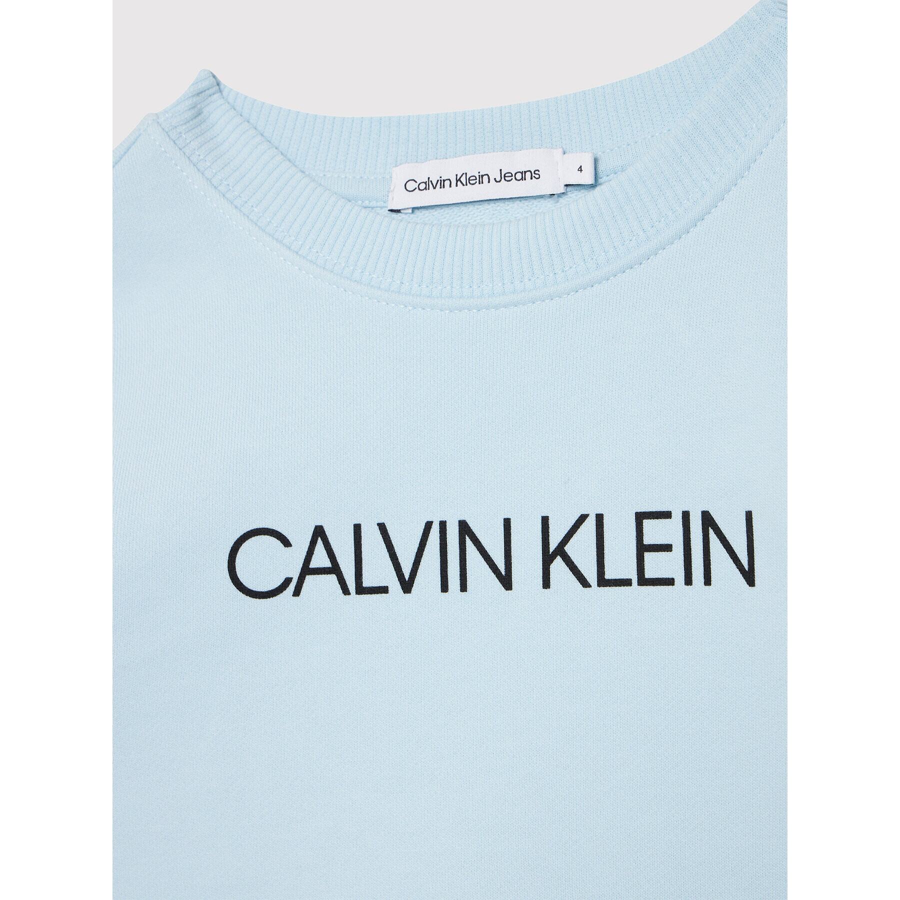 Calvin Klein Jeans Суитшърт Institutional IU0IU00162 Син Regular Fit - Pepit.bg