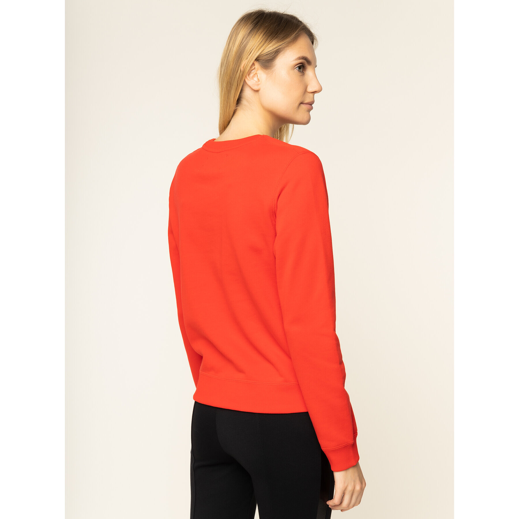 Calvin Klein Jeans Суитшърт Institutional J20J212873 Червен Regular Fit - Pepit.bg