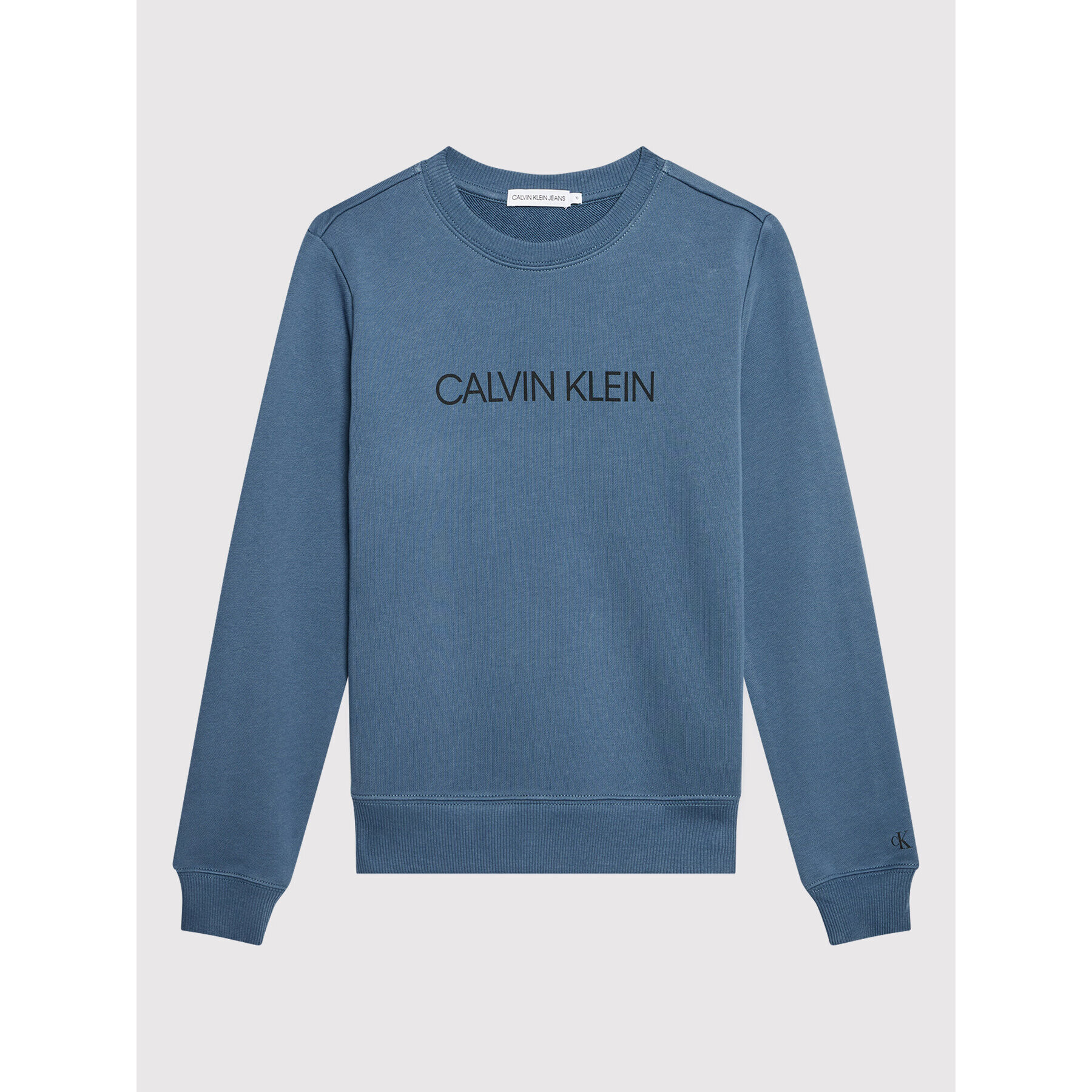 Calvin Klein Jeans Суитшърт Institutional Logo IU0IU00162 Син Regular Fit - Pepit.bg