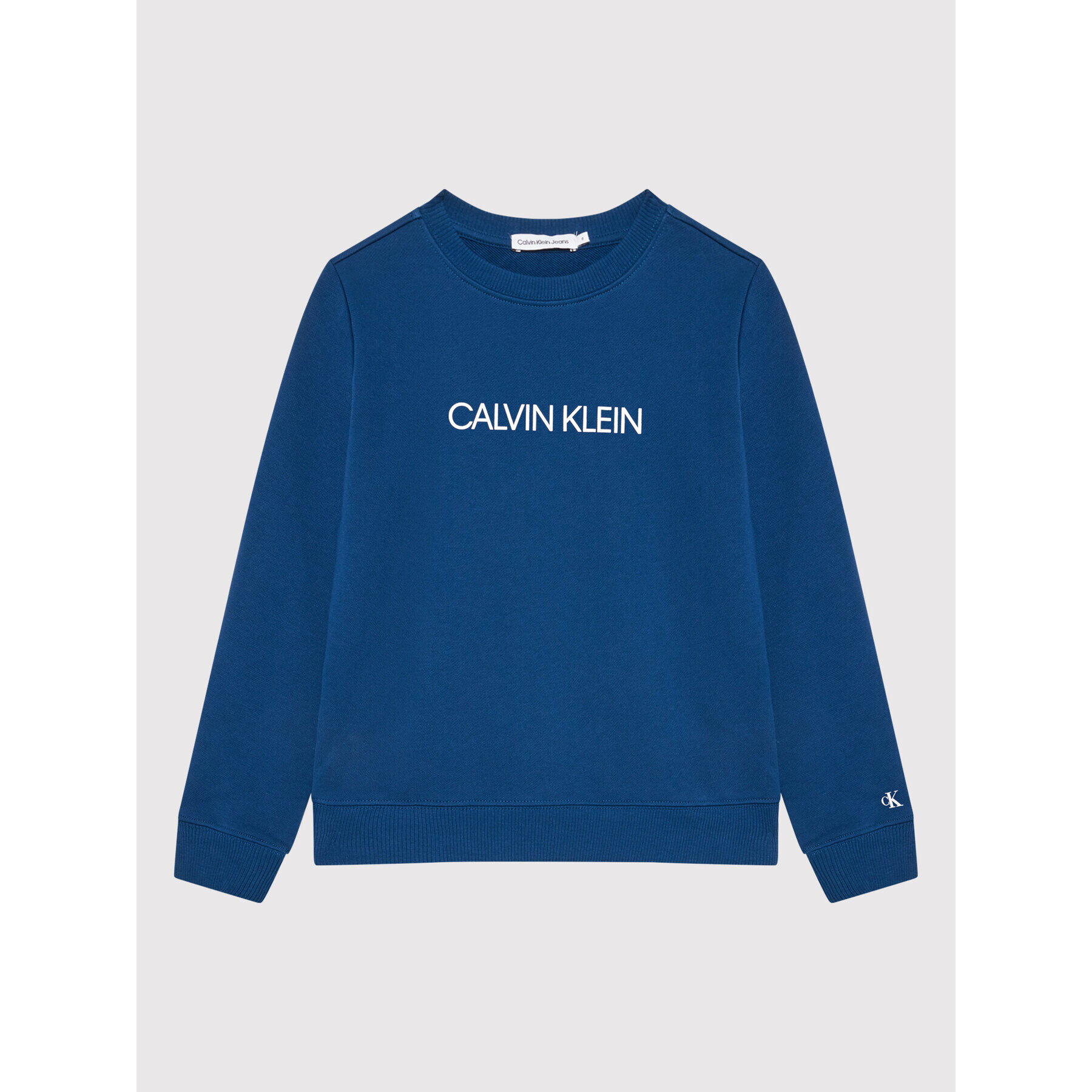 Calvin Klein Jeans Суитшърт Institutional Logo IU0IU00162 Тъмносин Regular Fit - Pepit.bg