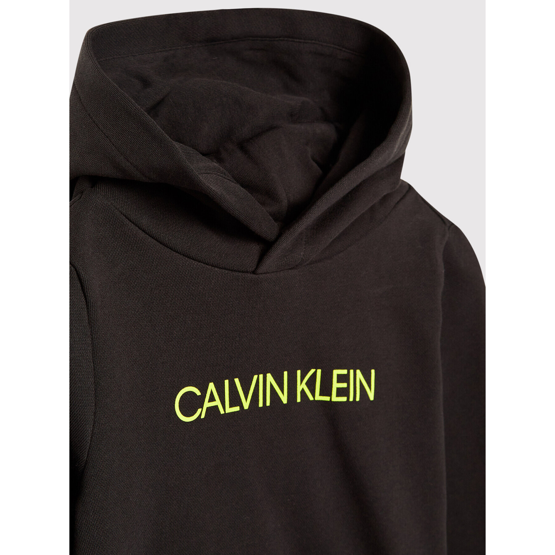 Calvin Klein Jeans Суитшърт Institutional Logo IU0IU00163 Черен Regular Fit - Pepit.bg