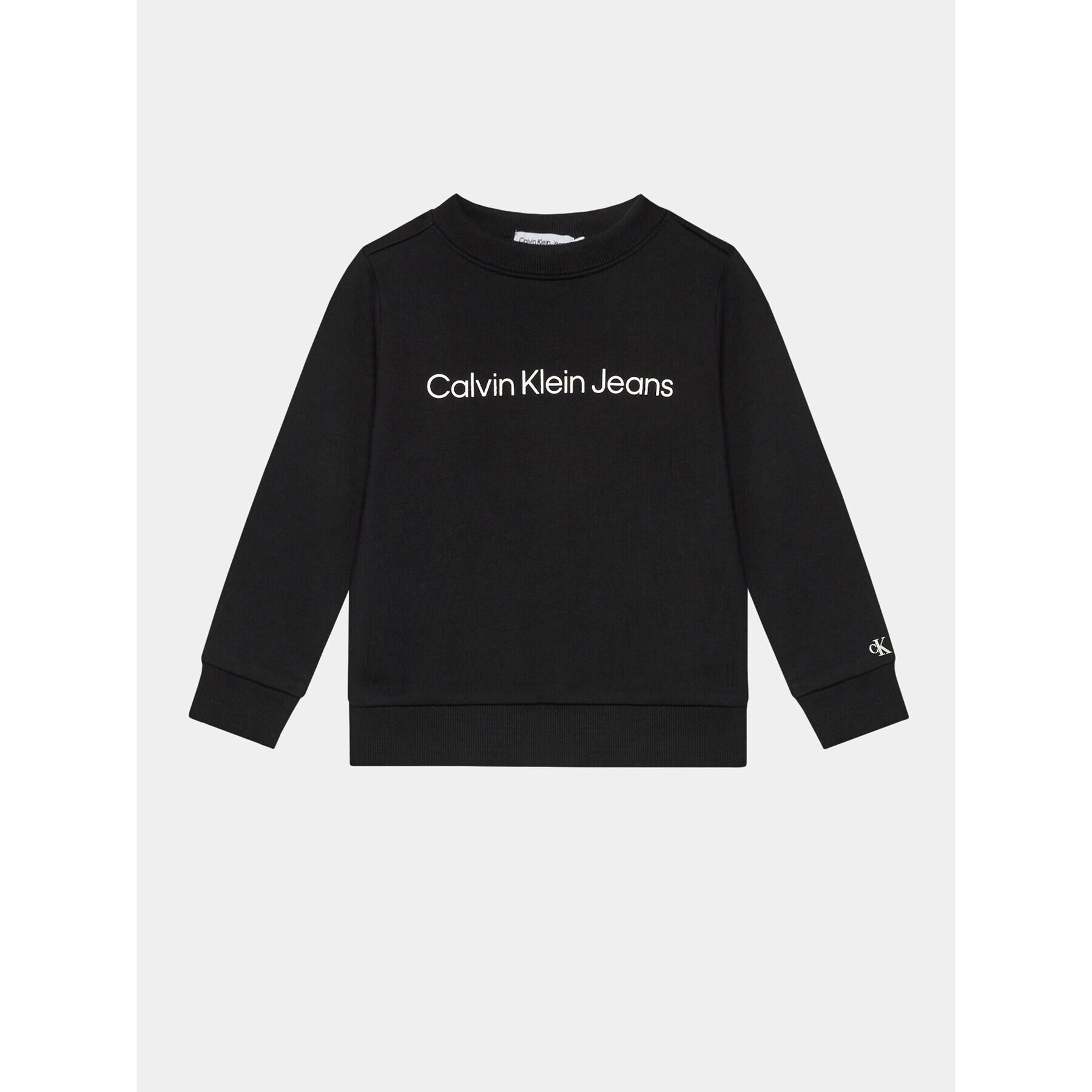 Calvin Klein Jeans Суитшърт IU0IU00581 D Черен Regular Fit - Pepit.bg