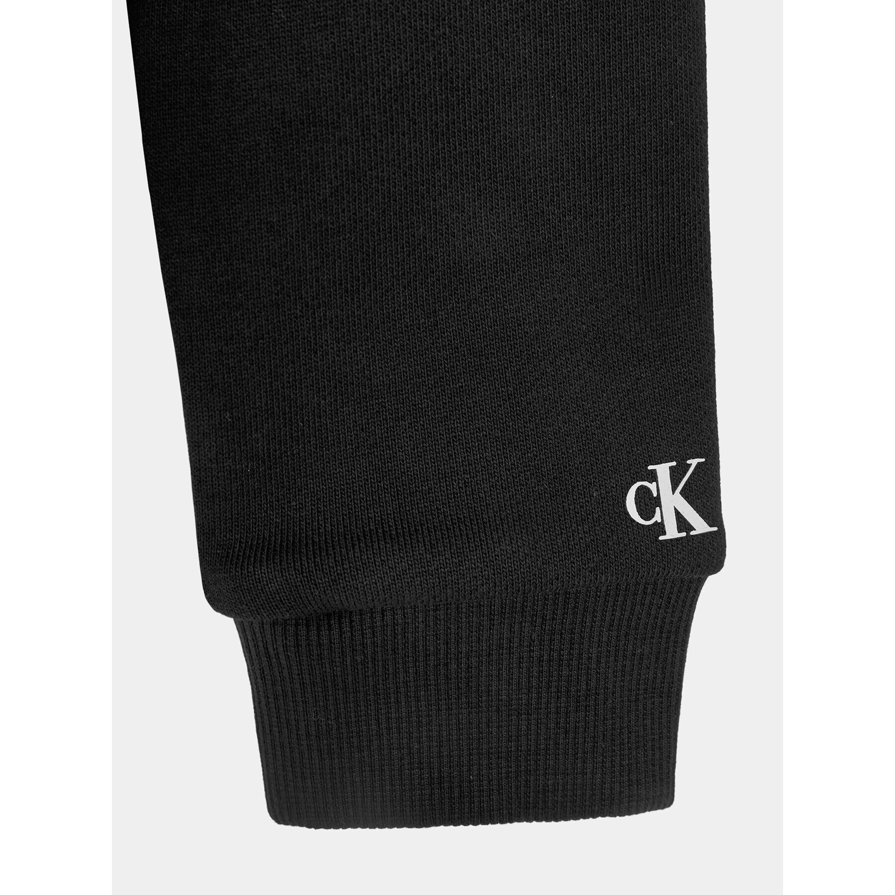 Calvin Klein Jeans Суитшърт IU0IU00581 D Черен Regular Fit - Pepit.bg