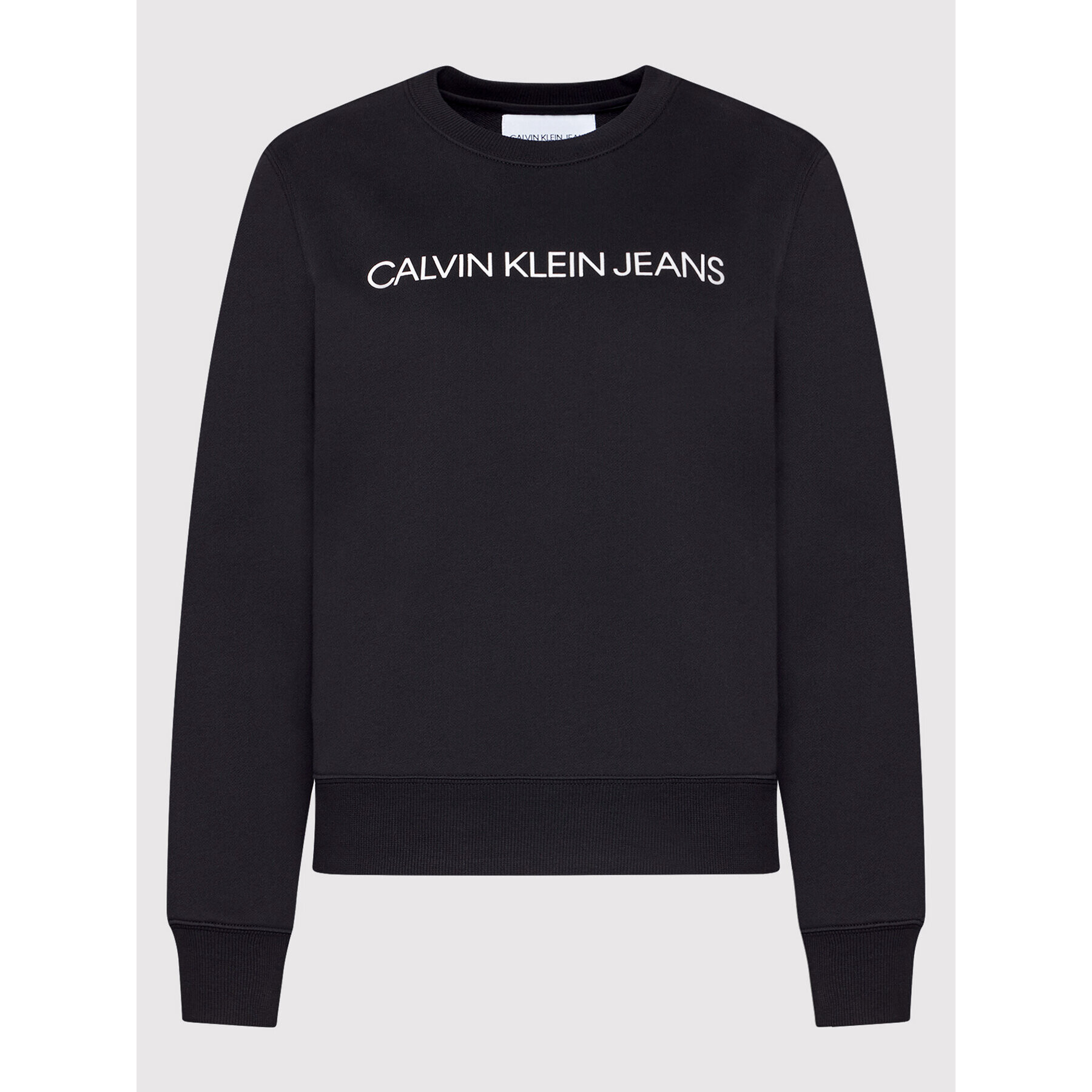 Calvin Klein Jeans Суитшърт J20J209761 Черен Regular Fit - Pepit.bg