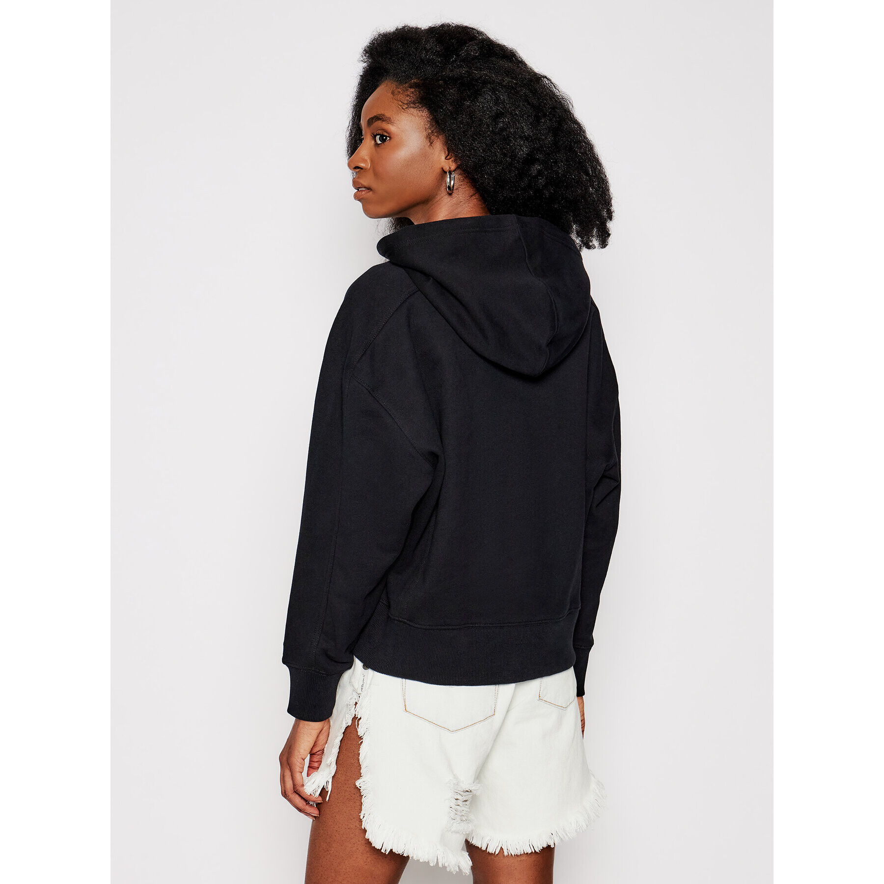 Calvin Klein Jeans Суитшърт J20J215462 Черен Regular Fit - Pepit.bg