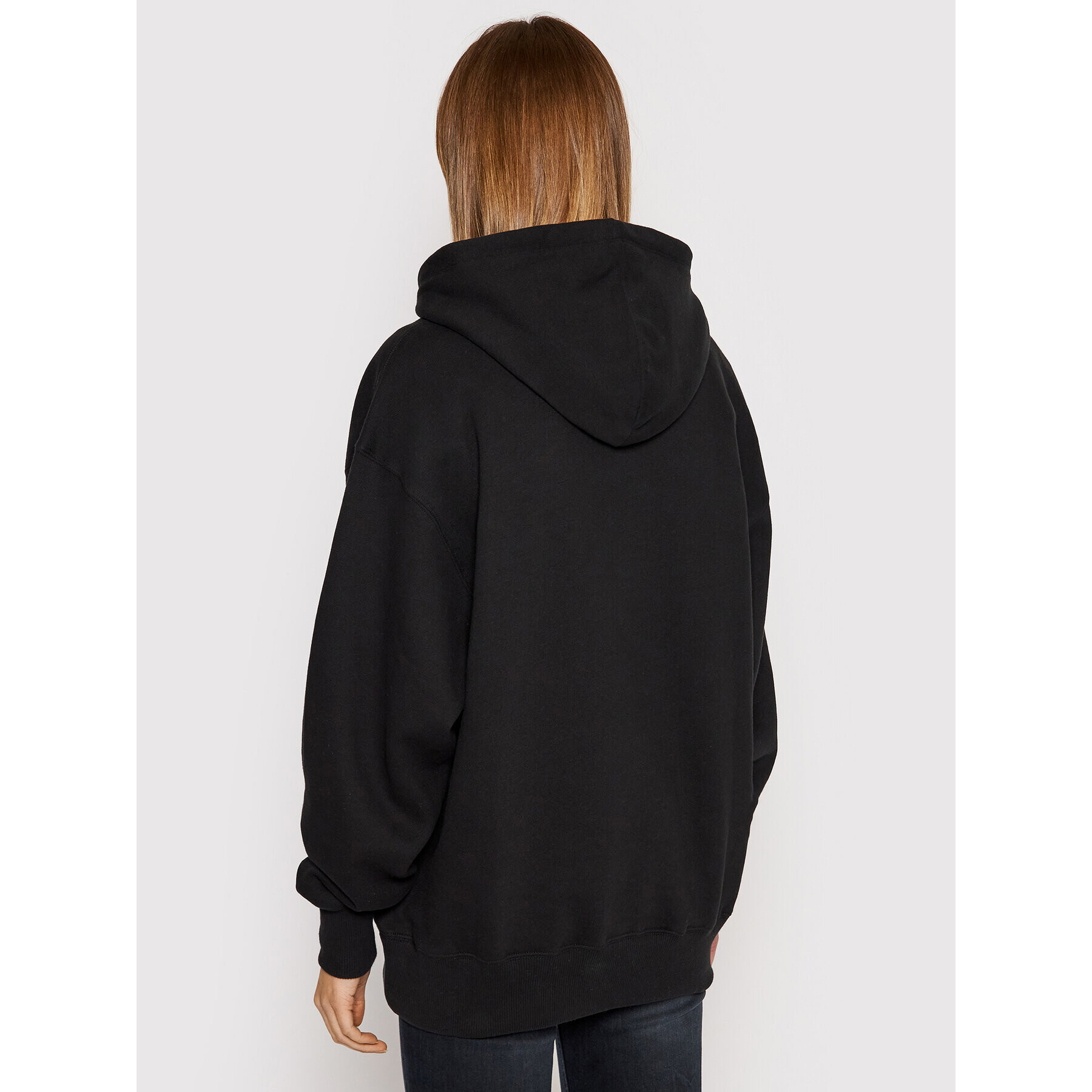 Calvin Klein Jeans Суитшърт J20J216957 Черен Oversize - Pepit.bg