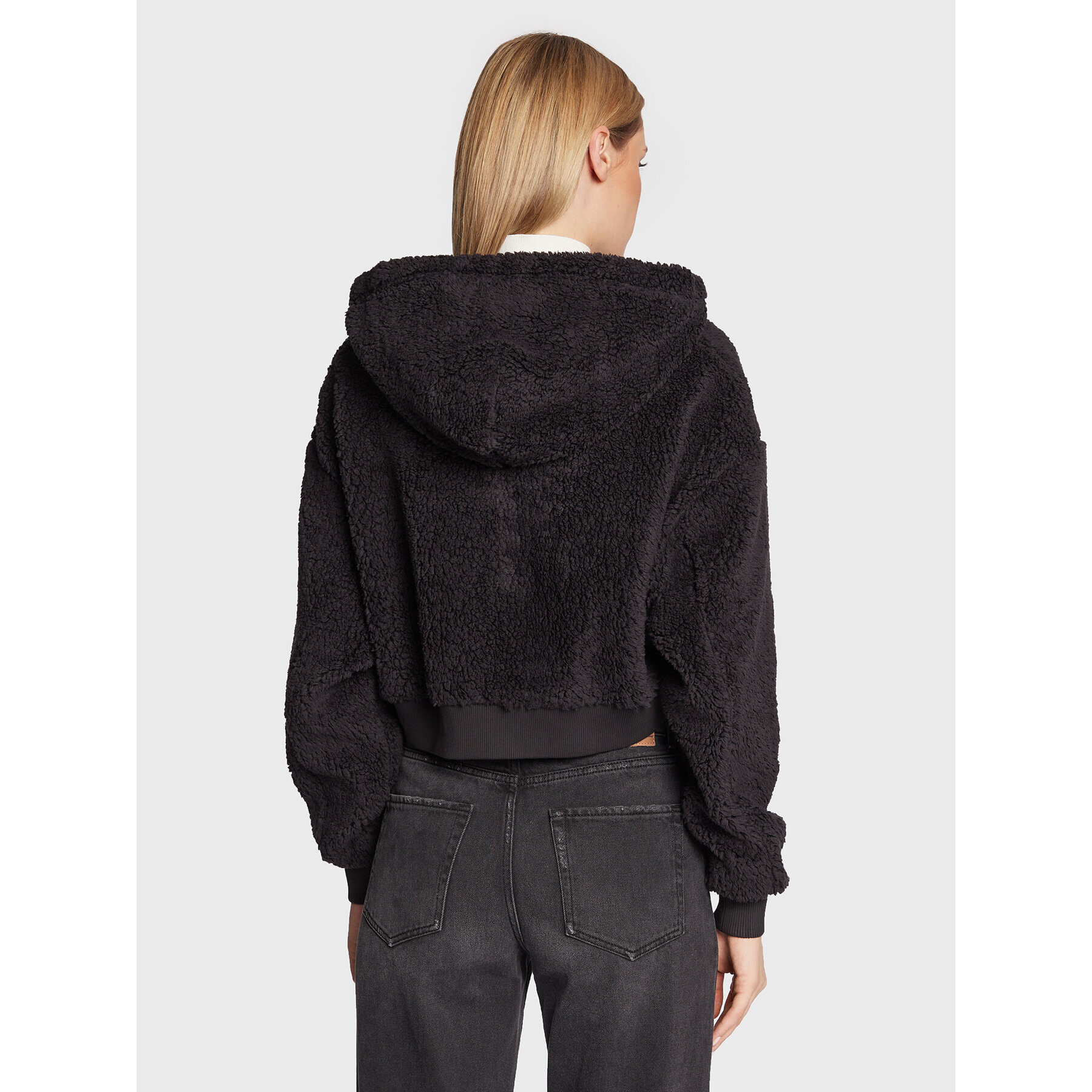Calvin Klein Jeans Суитшърт J20J219764 Черен Oversize - Pepit.bg