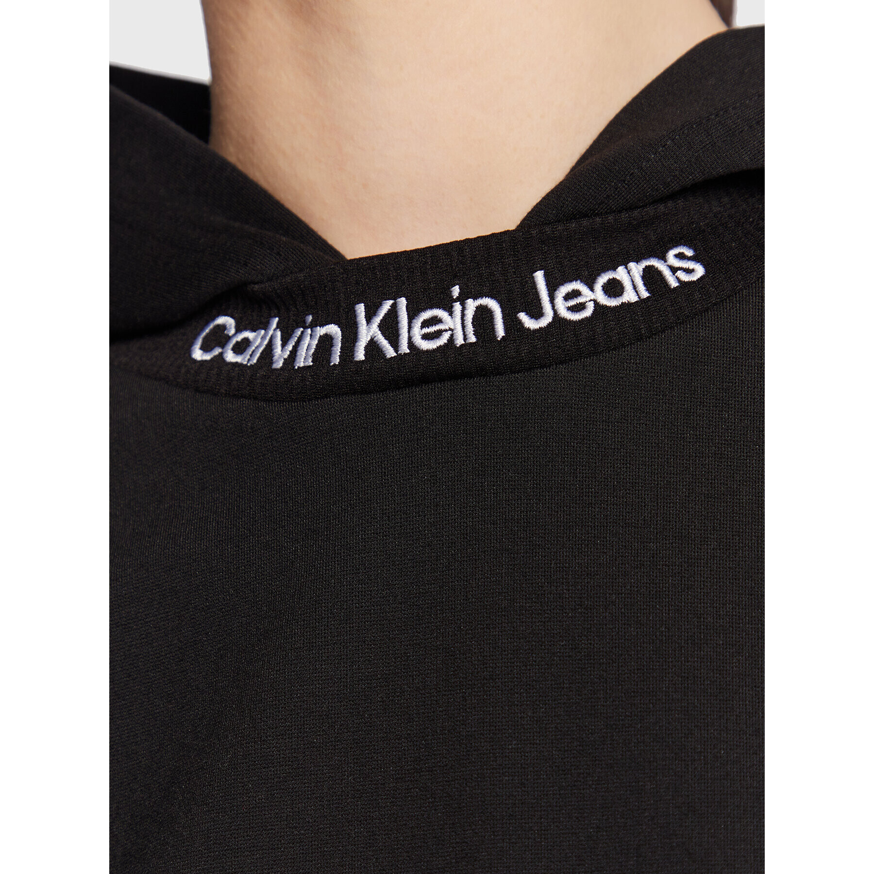 Calvin Klein Jeans Суитшърт J20J220787 Черен Regular Fit - Pepit.bg