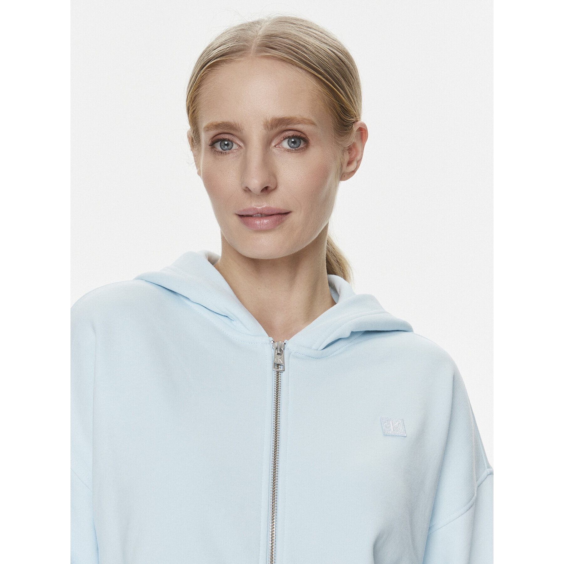 Calvin Klein Jeans Суитшърт J20J222885 Син Relaxed Fit - Pepit.bg