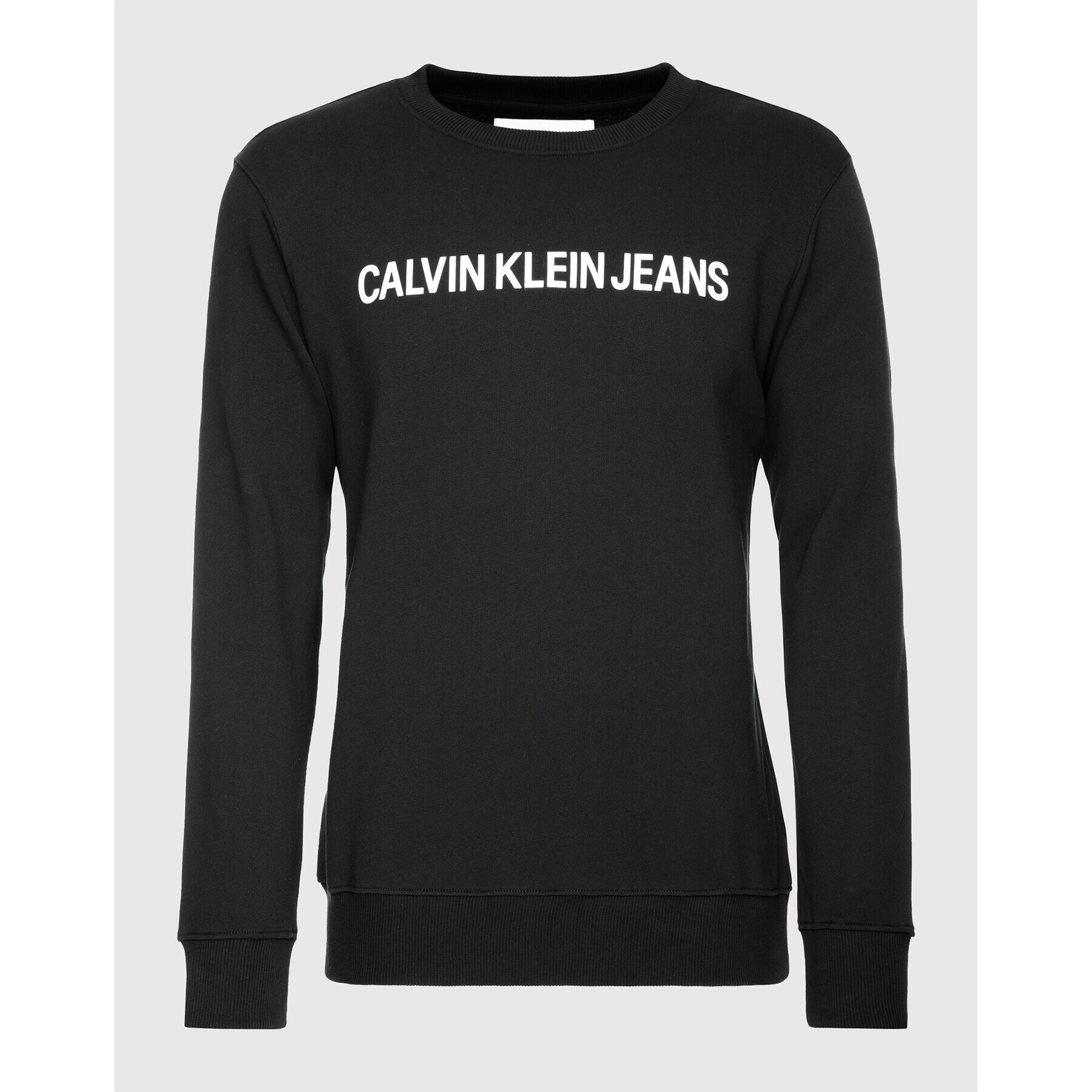 Calvin Klein Jeans Суитшърт J30J307757 Черен Regular Fit - Pepit.bg