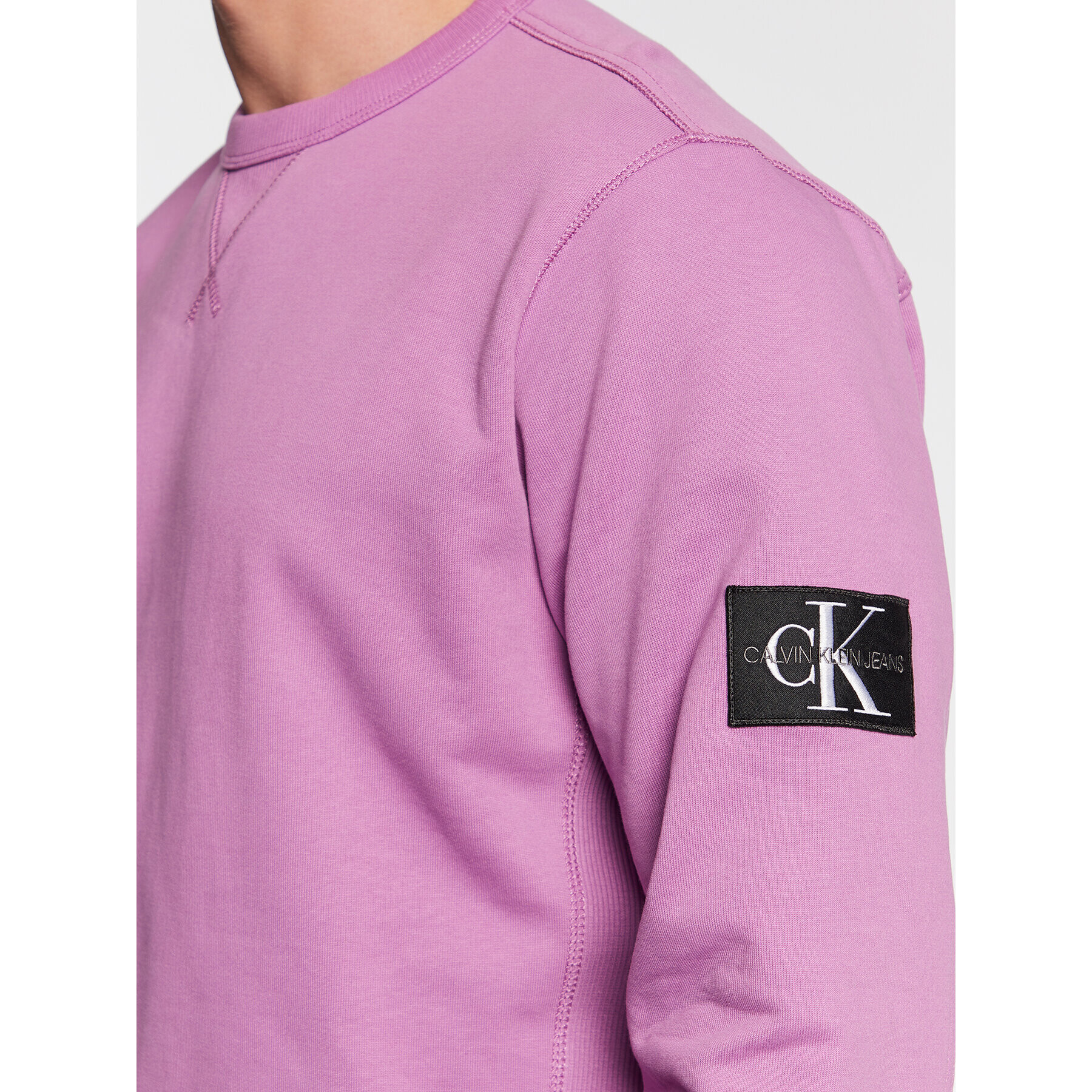 Calvin Klein Jeans Суитшърт J30J314035 Розов Regular Fit - Pepit.bg