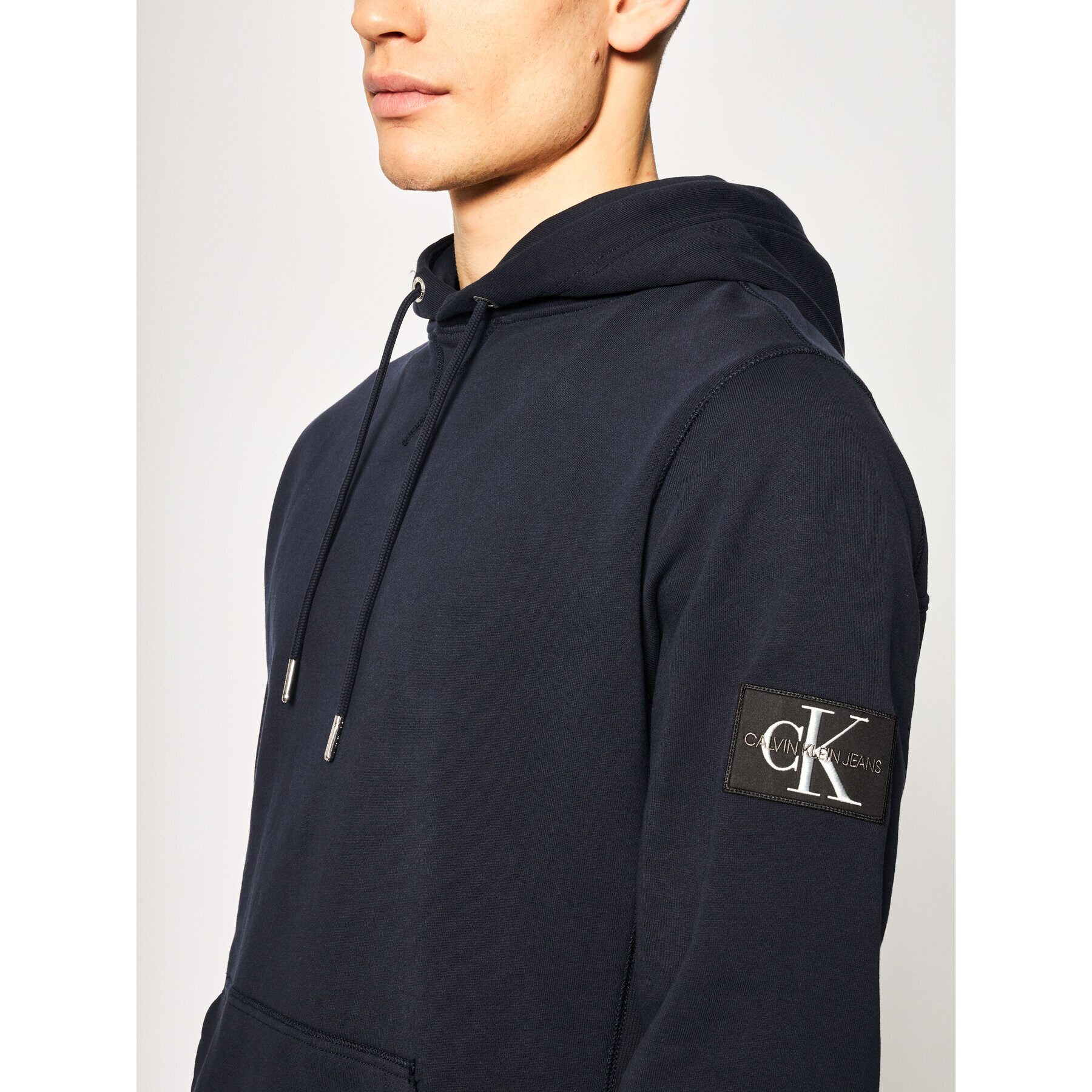 Calvin Klein Jeans Суитшърт J30J314036 Тъмносин Regular Fit - Pepit.bg