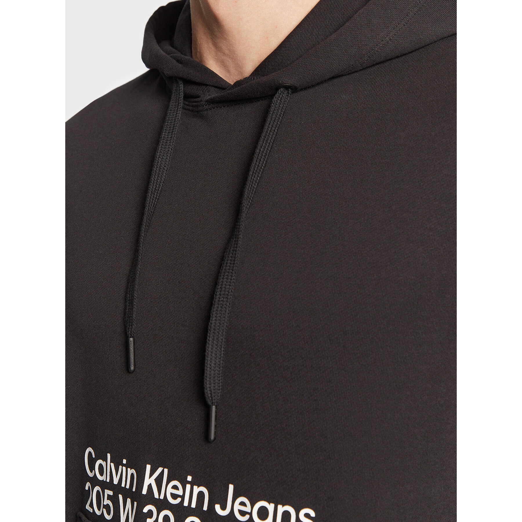 Calvin Klein Jeans Суитшърт J30J322519 Черен Regular Fit - Pepit.bg