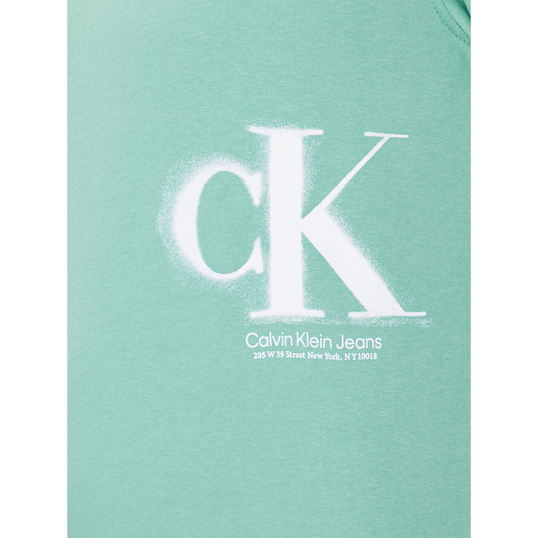 Calvin Klein Jeans Суитшърт J30J322885 Зелен Regular Fit - Pepit.bg