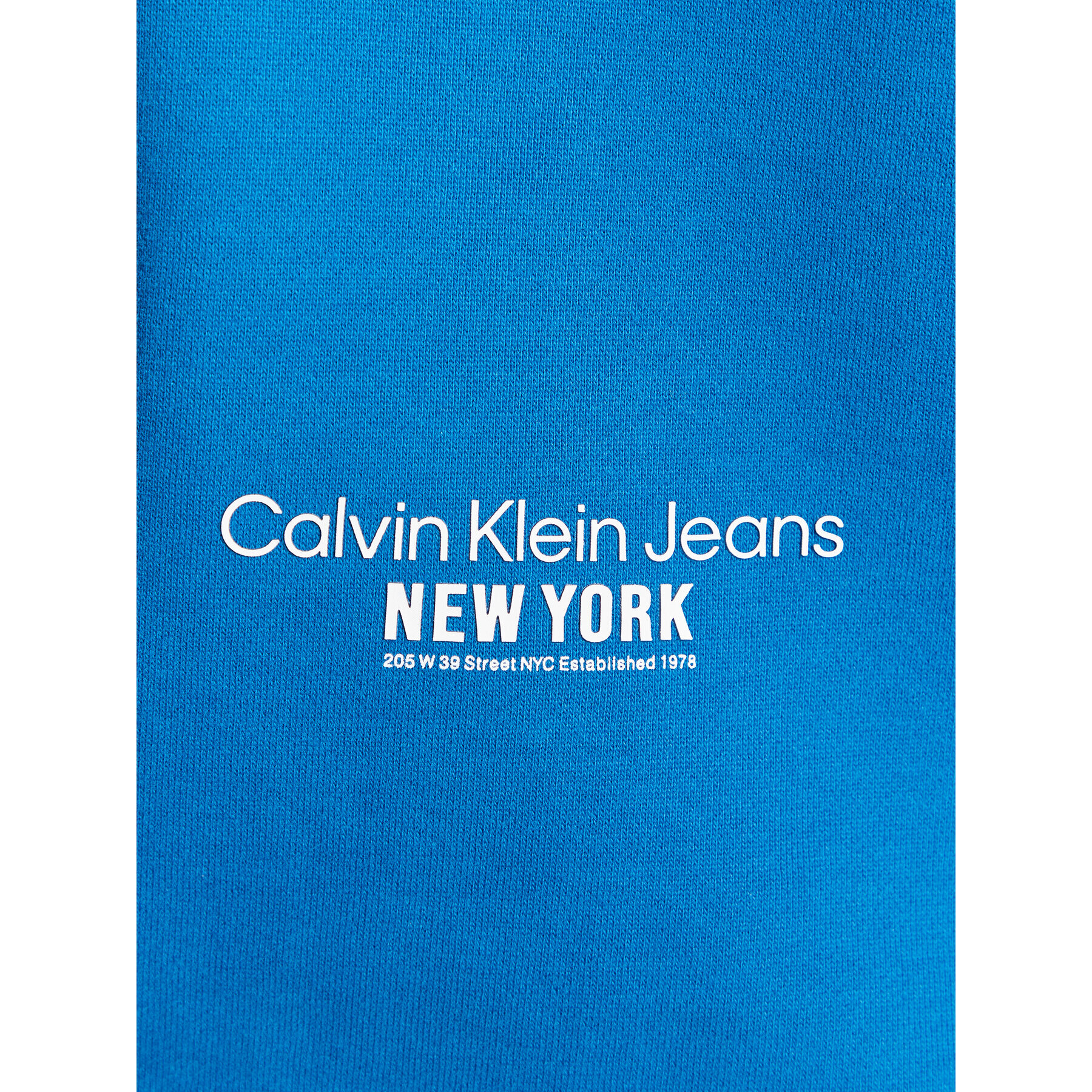 Calvin Klein Jeans Суитшърт J30J323156 Син Regular Fit - Pepit.bg