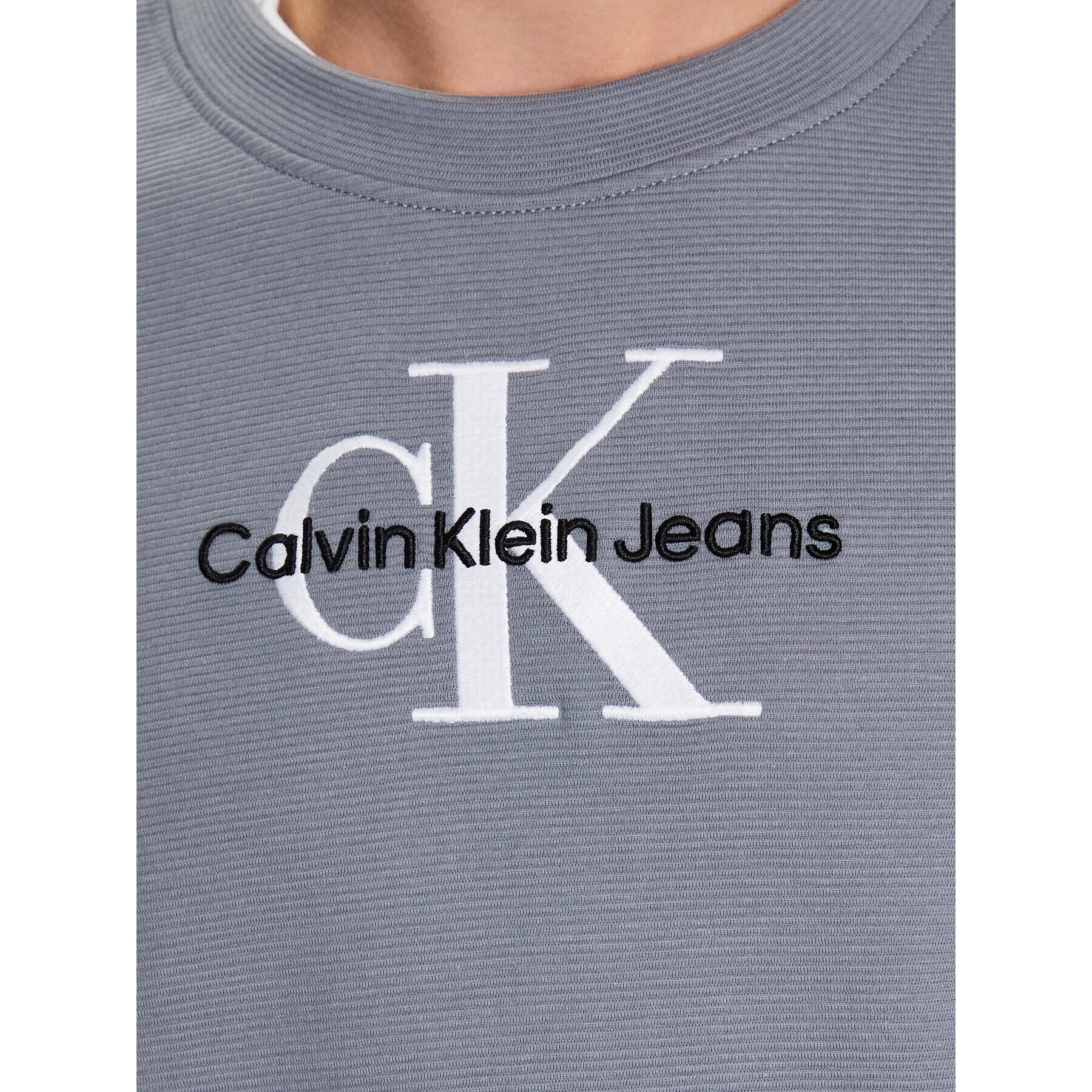 Calvin Klein Jeans Суитшърт J30J323160 Сив Relaxed Fit - Pepit.bg