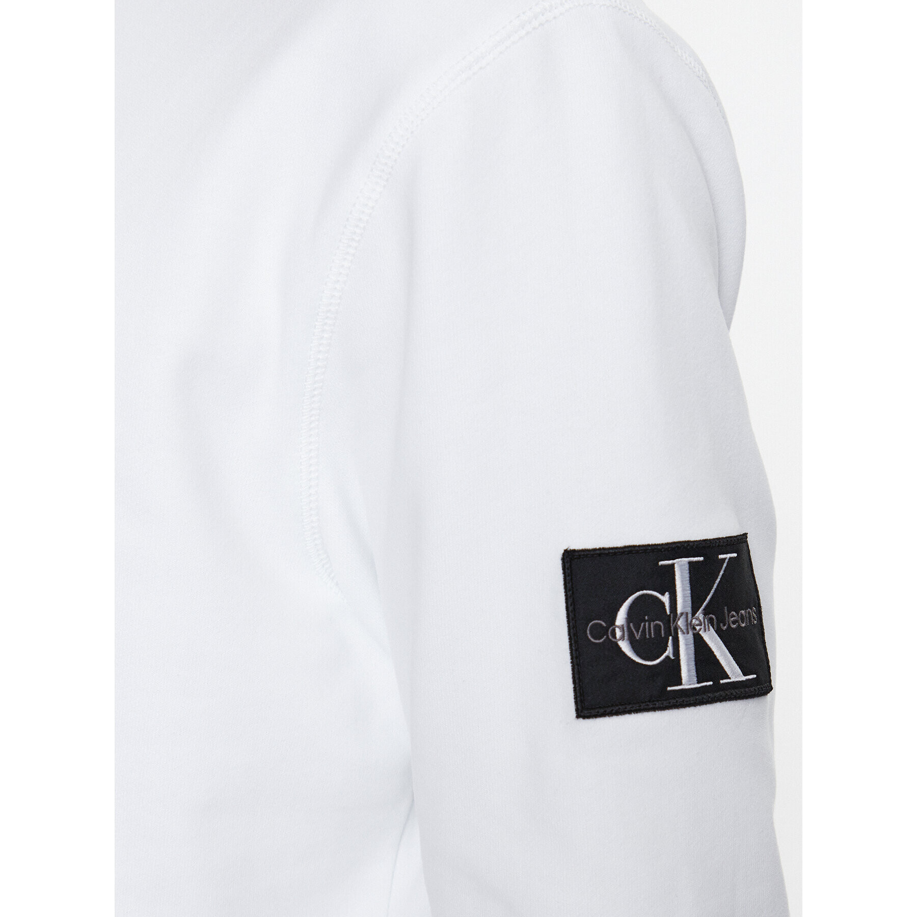 Calvin Klein Jeans Суитшърт J30J323426 Бял Regular Fit - Pepit.bg