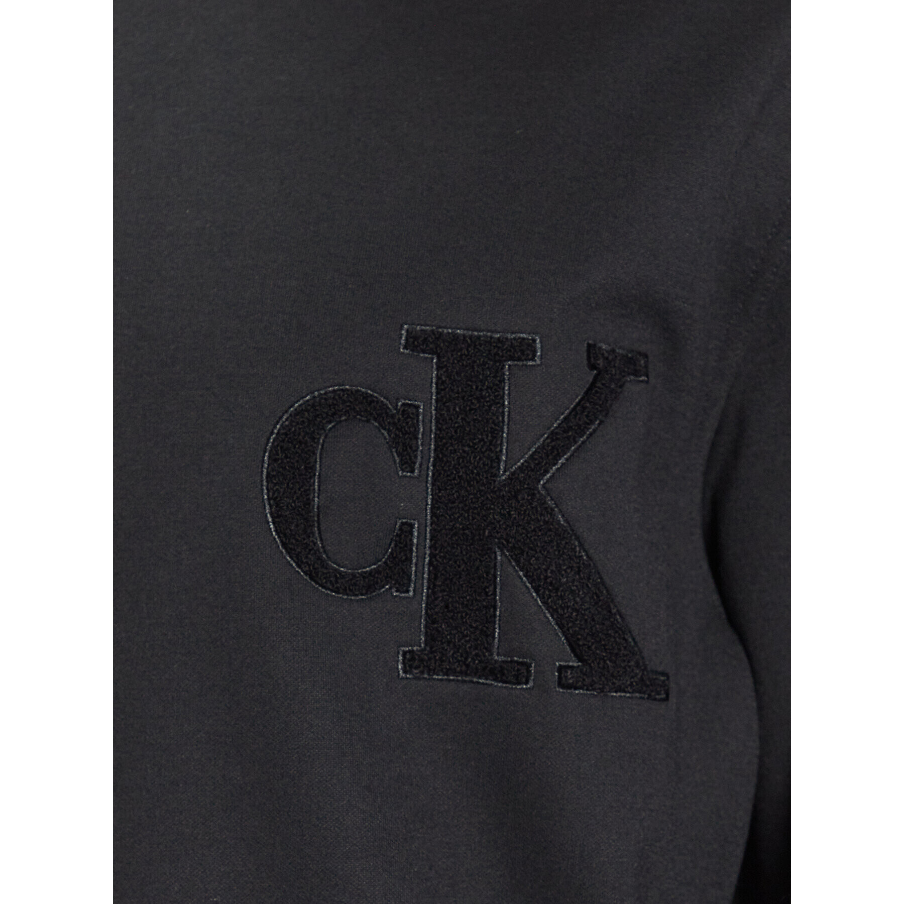 Calvin Klein Jeans Суитшърт J30J323454 Черен Regular Fit - Pepit.bg