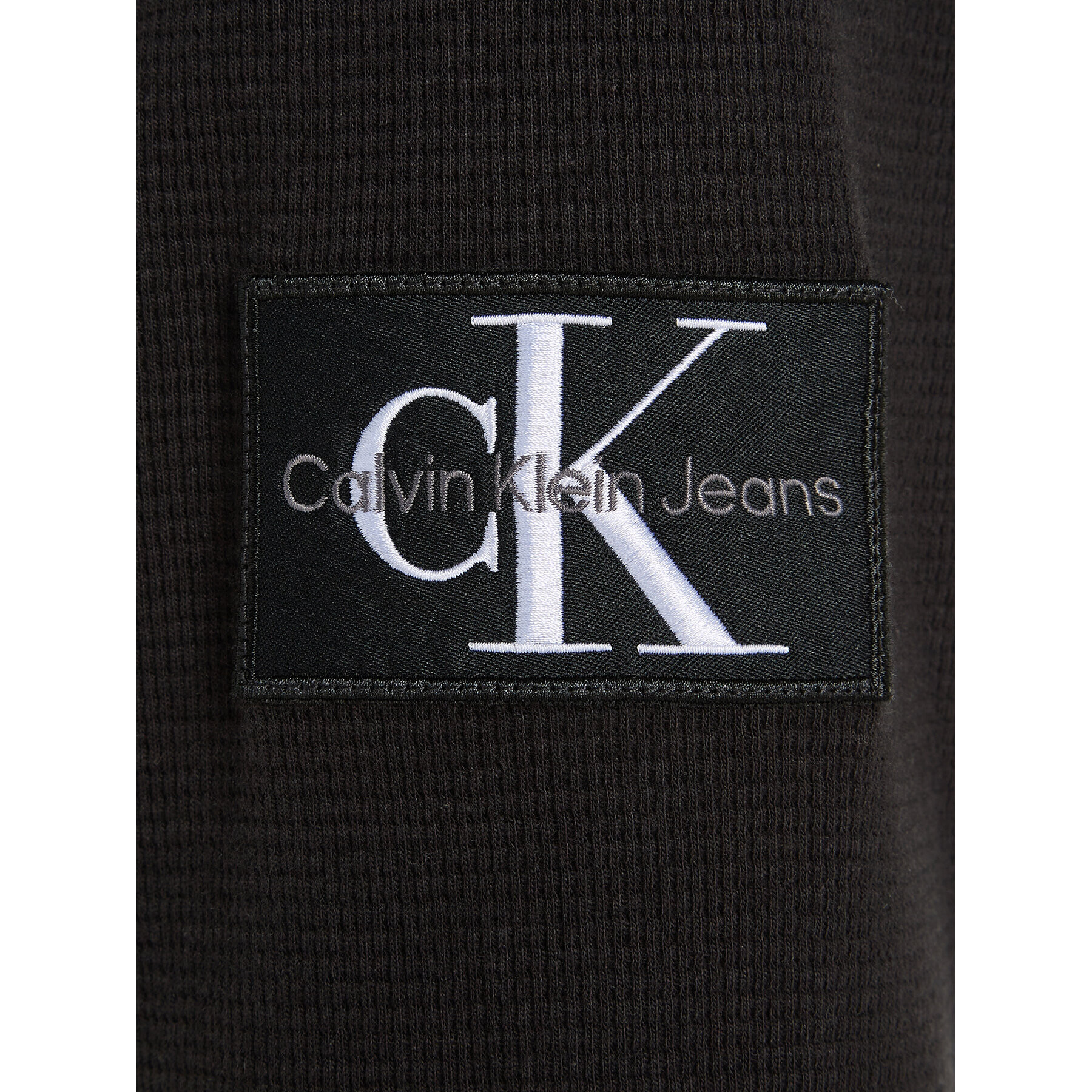 Calvin Klein Jeans Суитшърт J30J323485 Черен Regular Fit - Pepit.bg