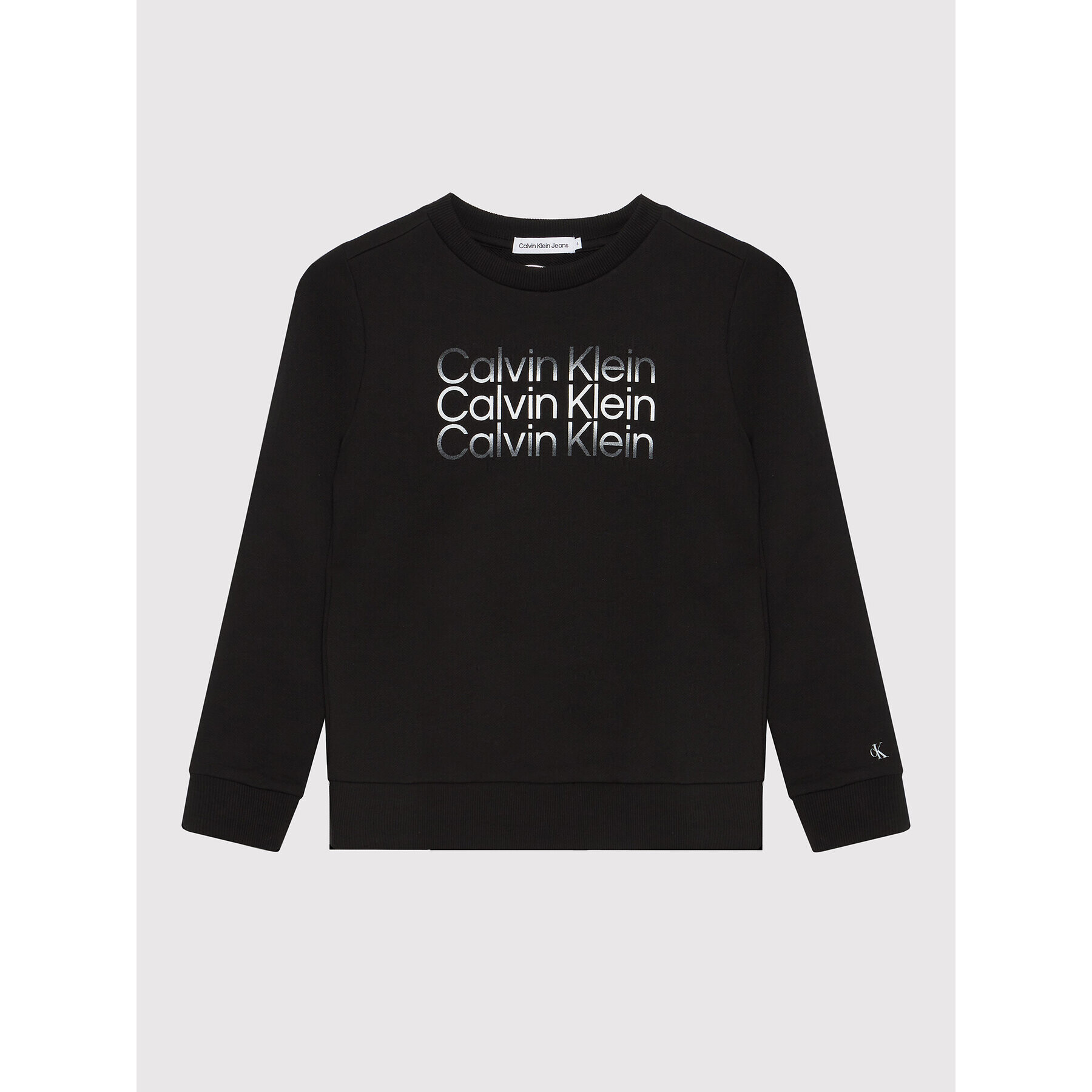 Calvin Klein Jeans Суитшърт Logo IB0IB01163 Черен Regular Fit - Pepit.bg