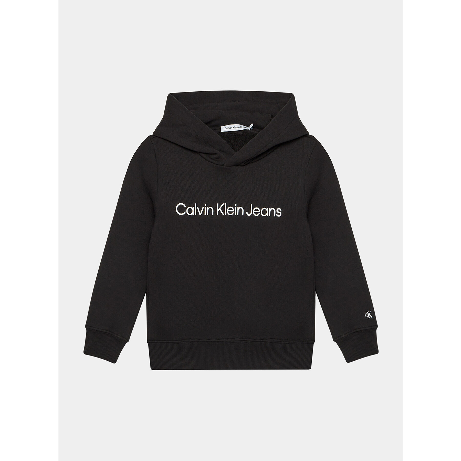 Calvin Klein Jeans Суитшърт Logo IU0IU00601 M Черен Regular Fit - Pepit.bg