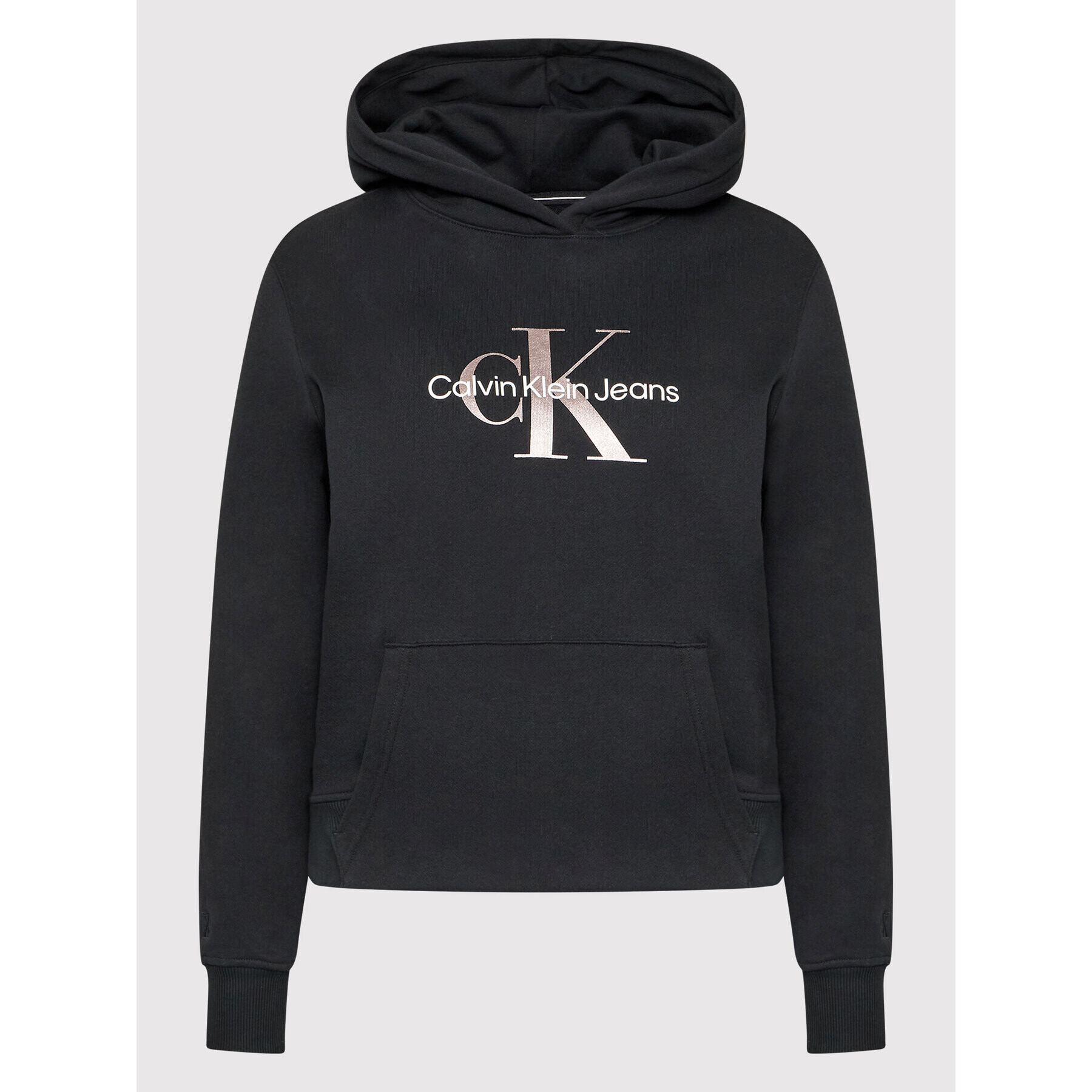 Calvin Klein Jeans Суитшърт Logo J20J217784 Черен Relaxed Fit - Pepit.bg