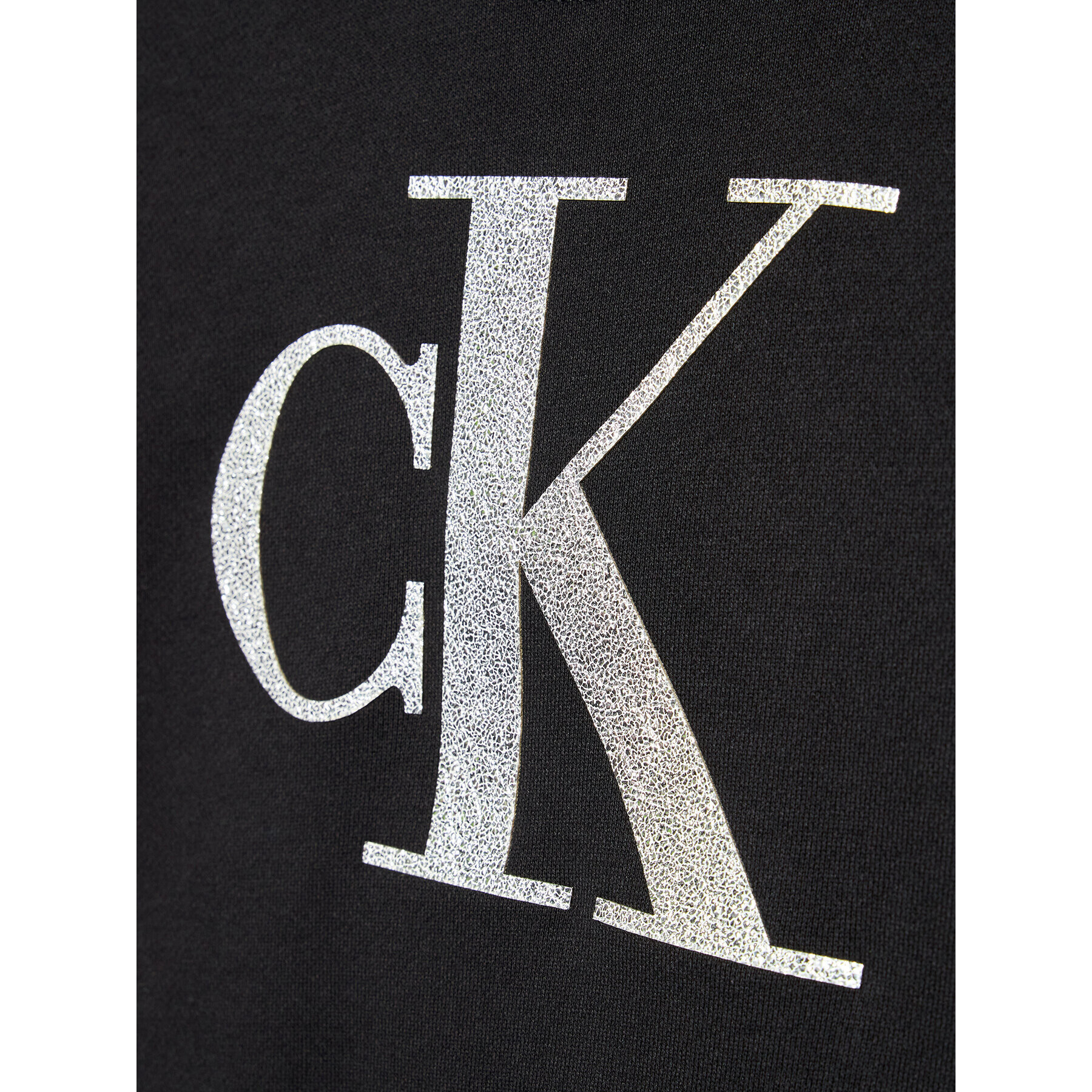 Calvin Klein Jeans Суитшърт Metallic Monogram IG0IG01761 Черен Relaxed Fit - Pepit.bg