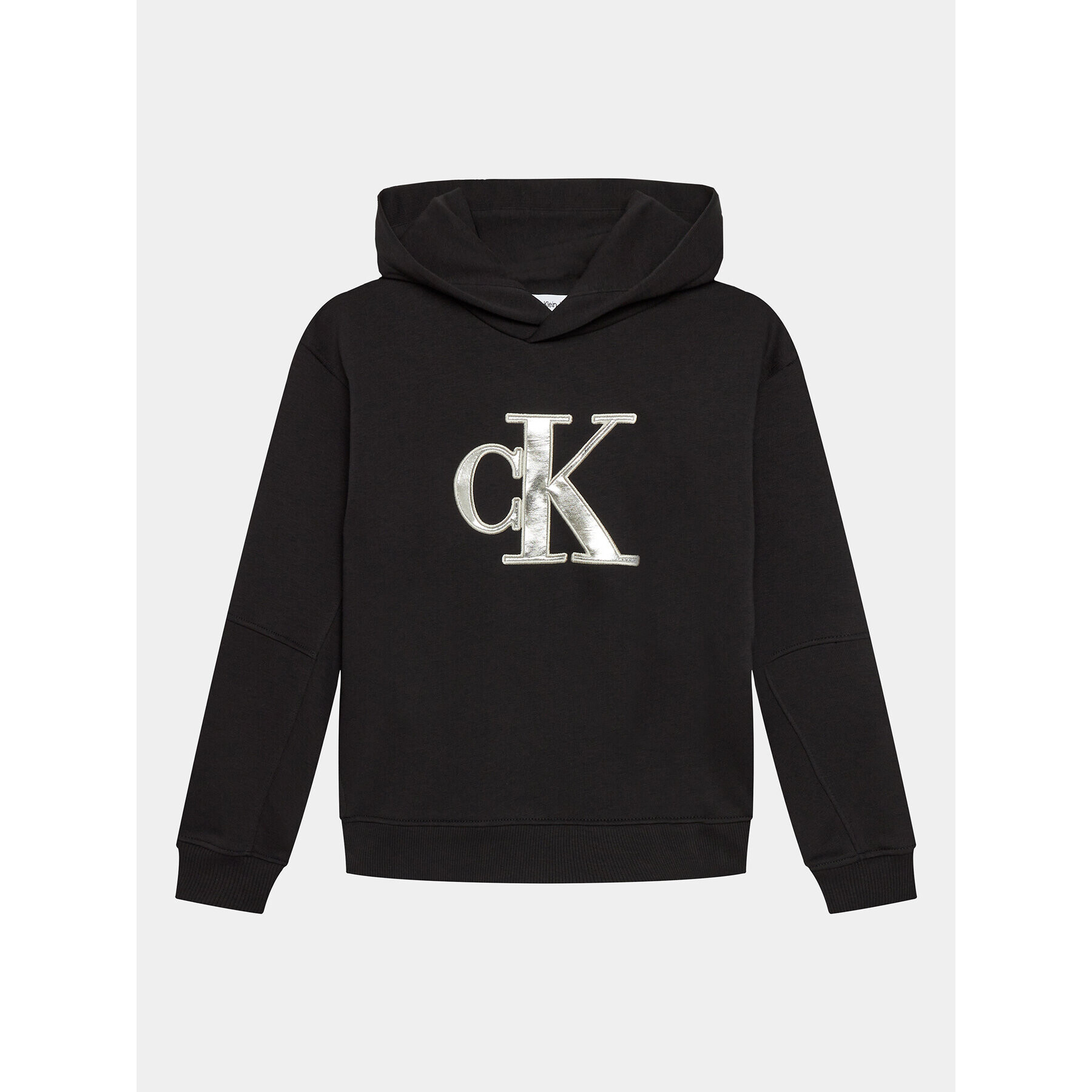 Calvin Klein Jeans Суитшърт Metallic Monogram IG0IG02298 Черен Regular Fit - Pepit.bg