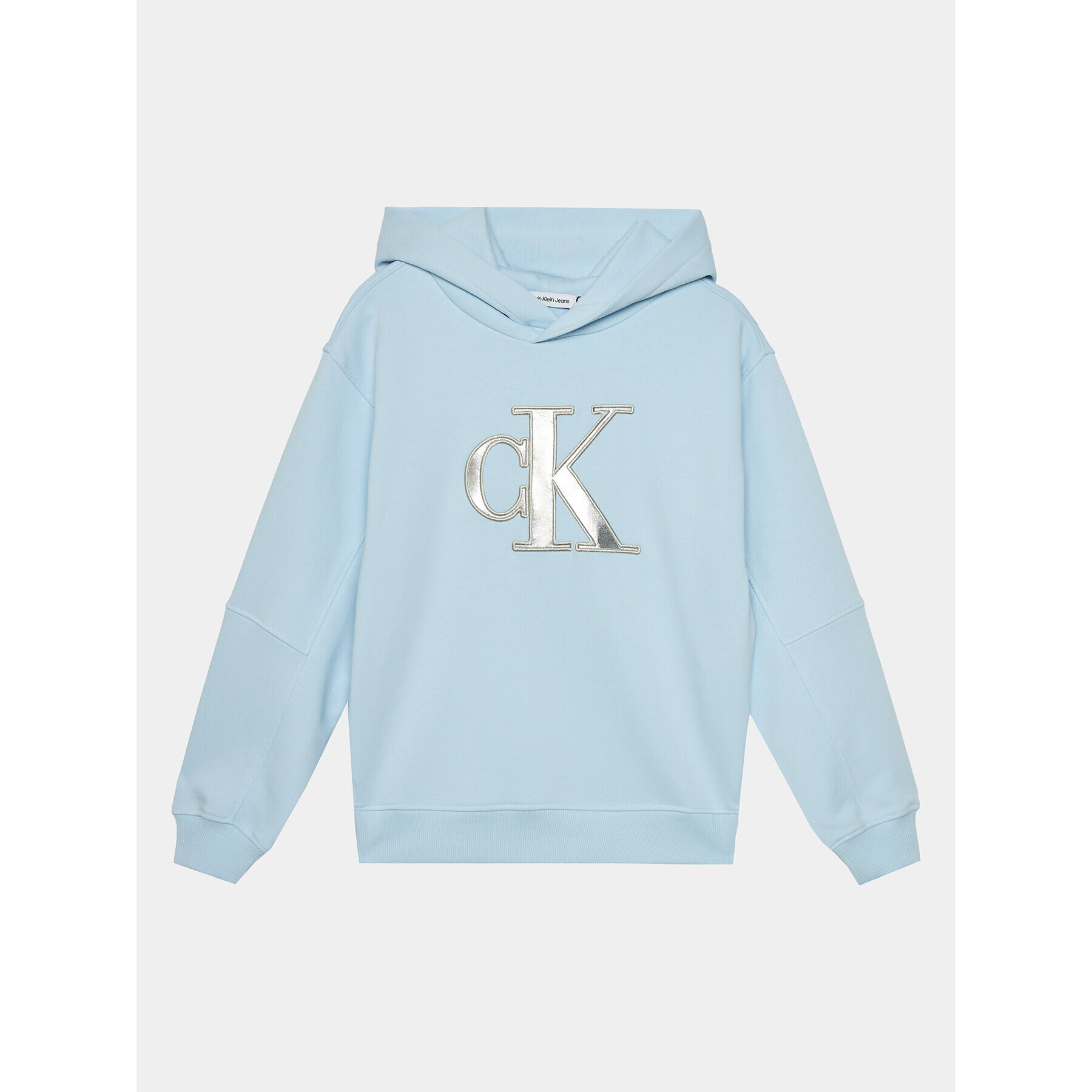 Calvin Klein Jeans Суитшърт Metallic Monogram IG0IG02298 Син Regular Fit - Pepit.bg