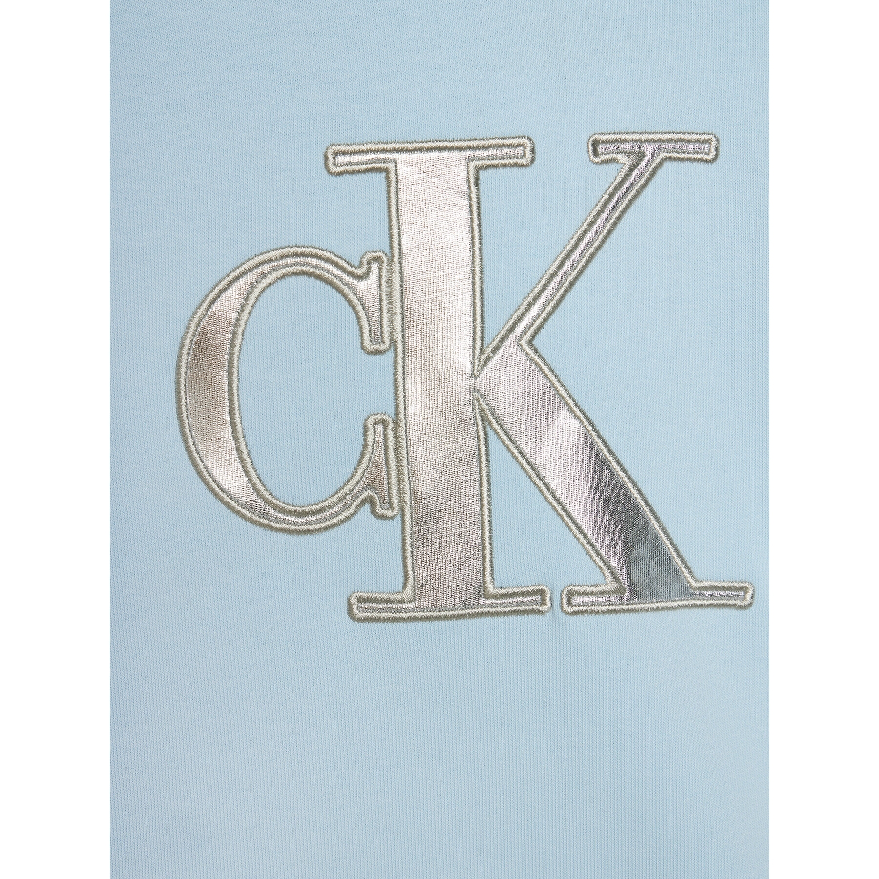 Calvin Klein Jeans Суитшърт Metallic Monogram IG0IG02298 Син Regular Fit - Pepit.bg