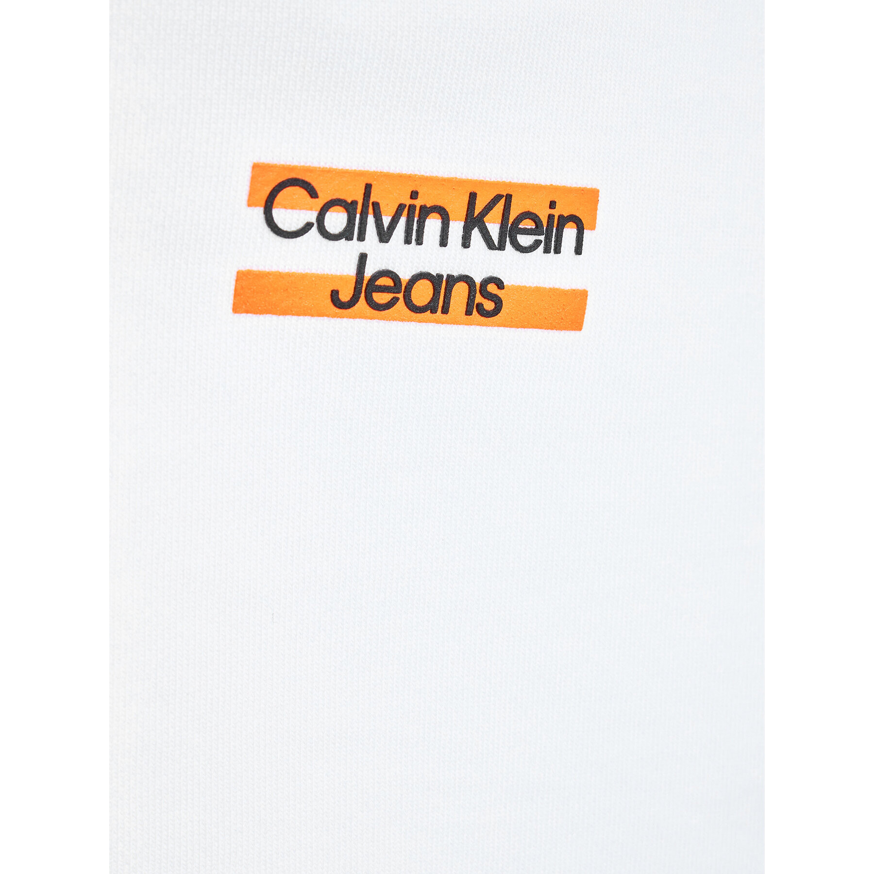 Calvin Klein Jeans Суитшърт Mini Block Logo IB0IB01628 Бял Regular Fit - Pepit.bg