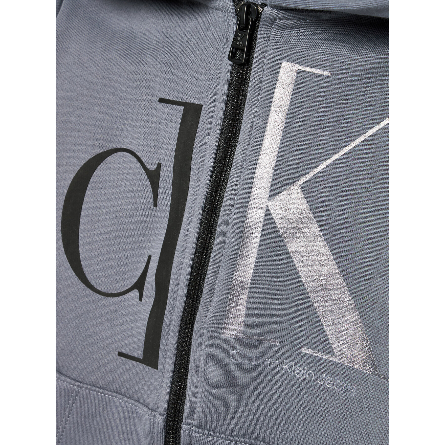 Calvin Klein Jeans Суитшърт Mixed Monogram IB0IB01154 Сив Regular Fit - Pepit.bg