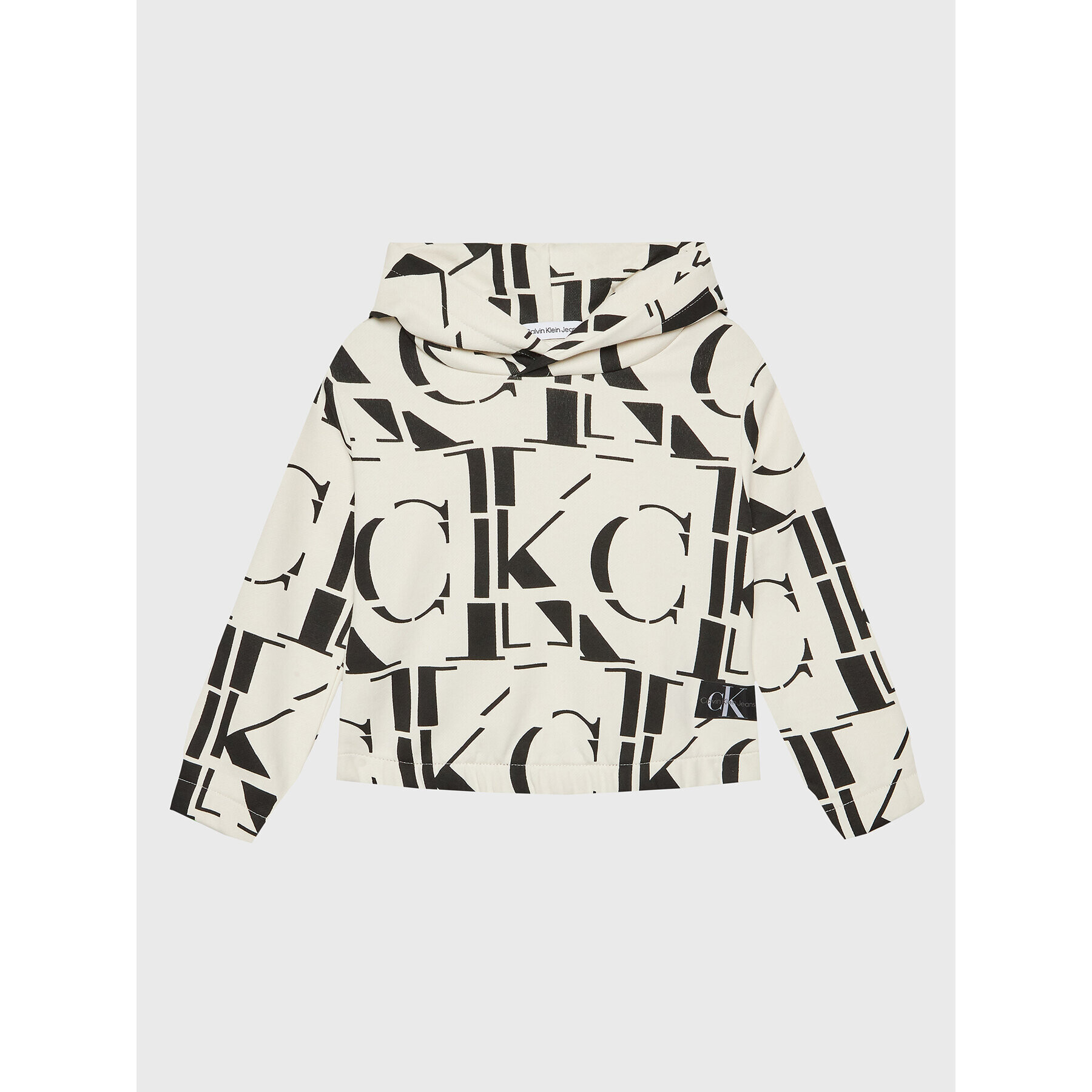 Calvin Klein Jeans Суитшърт Monogram IG0IG01519 Екрю Regular Fit - Pepit.bg