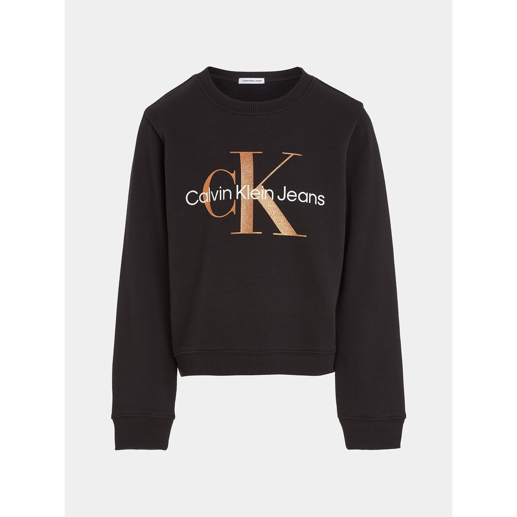 Calvin Klein Jeans Суитшърт Monogram IG0IG02207 Черен Regular Fit - Pepit.bg