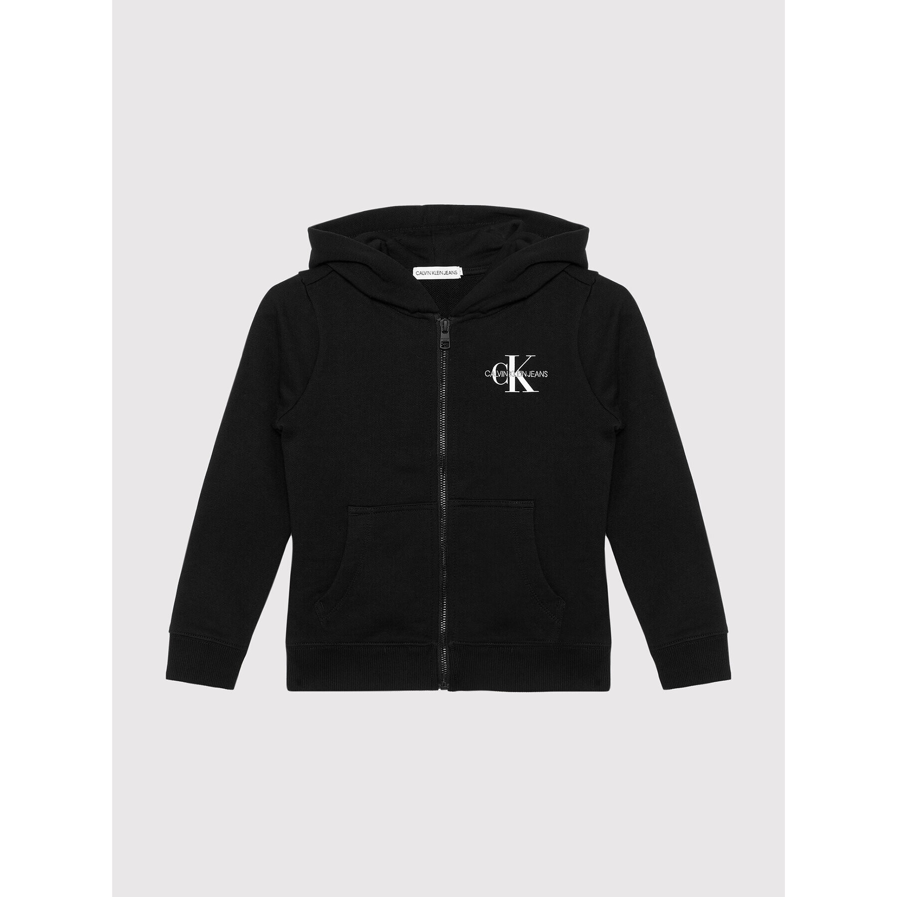 Calvin Klein Jeans Суитшърт Monogram IU0IU00206 Черен Regular Fit - Pepit.bg