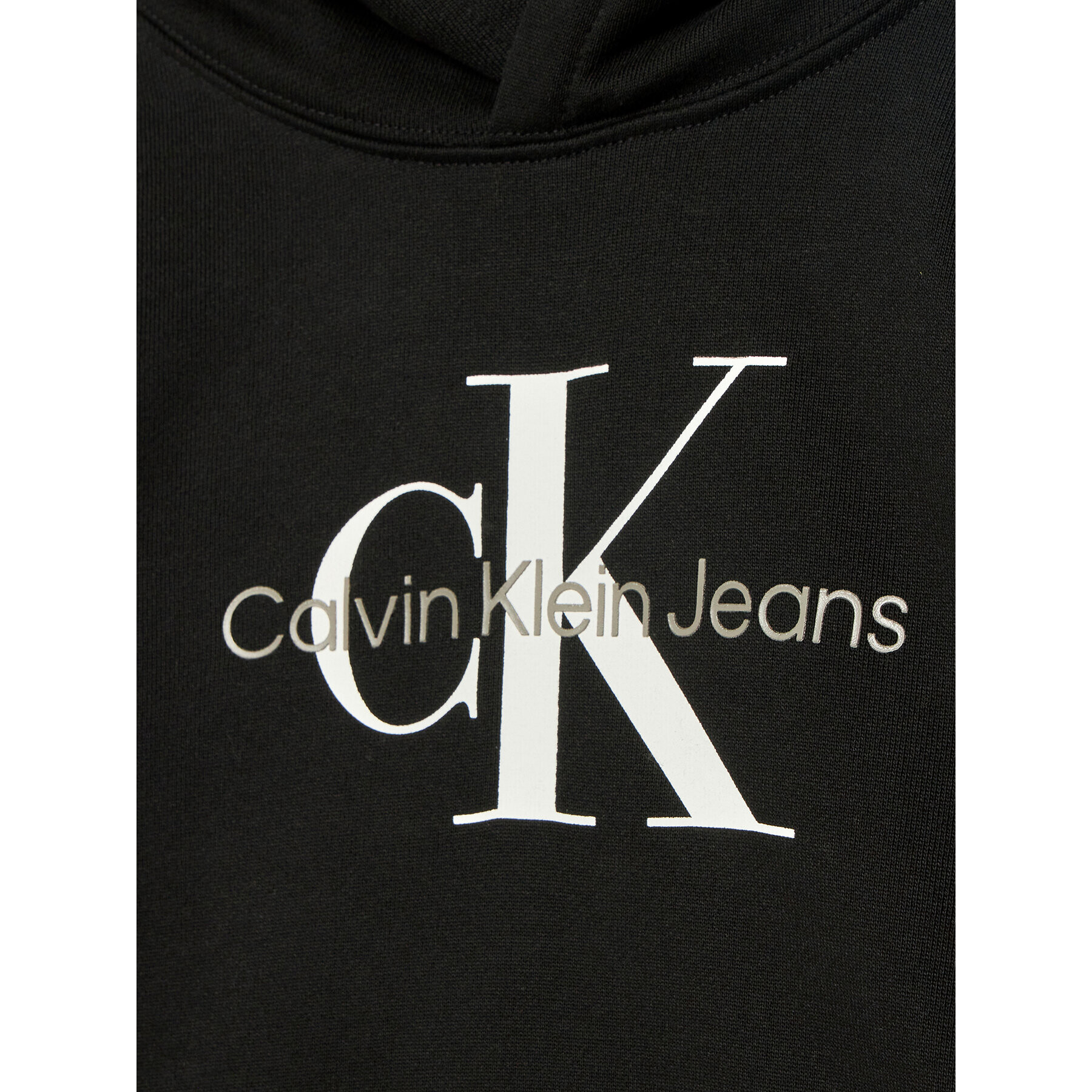 Calvin Klein Jeans Суитшърт Monogram IU0IU00337 Черен Regular Fit - Pepit.bg