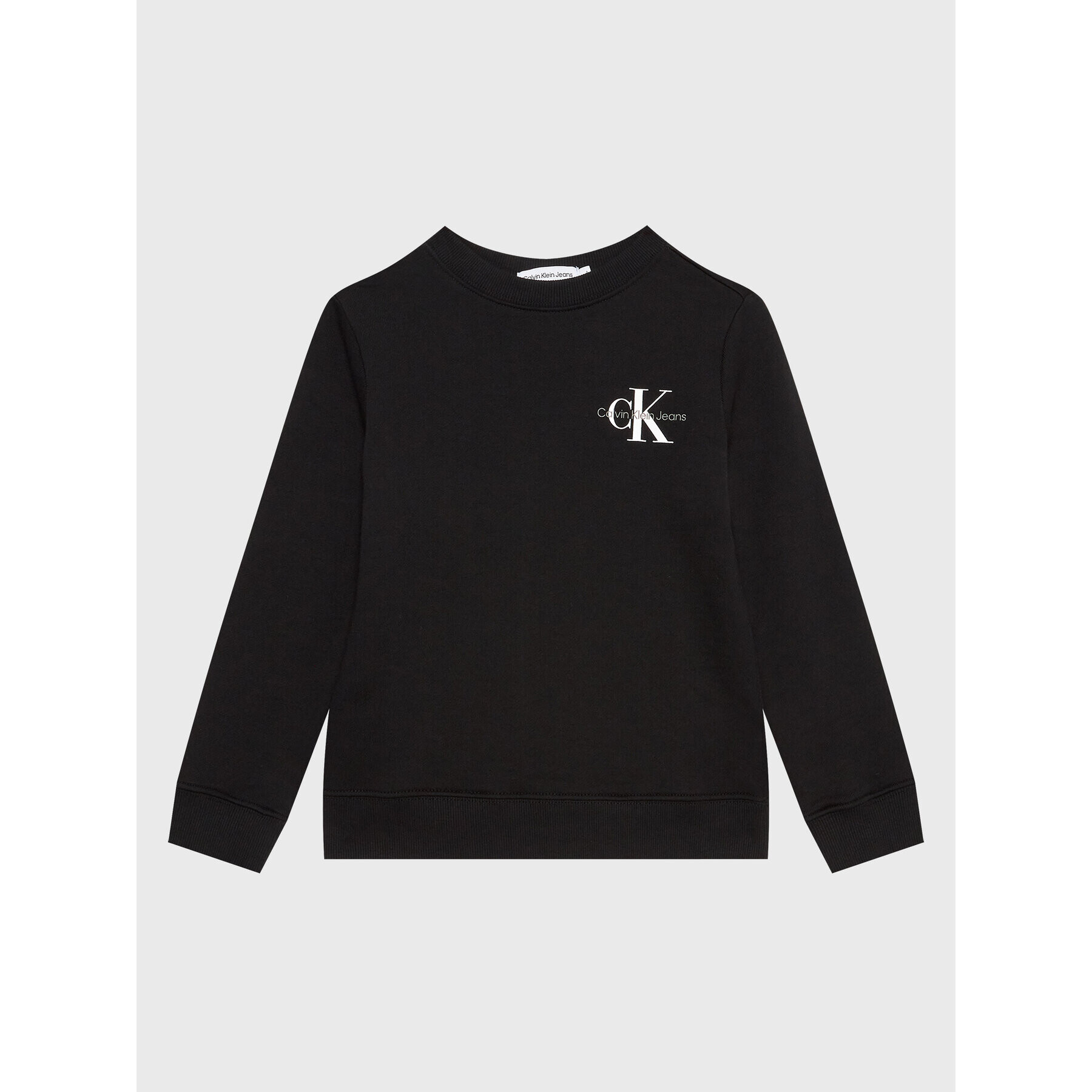 Calvin Klein Jeans Суитшърт Monogram IU0IU00397 Черен Regular Fit - Pepit.bg