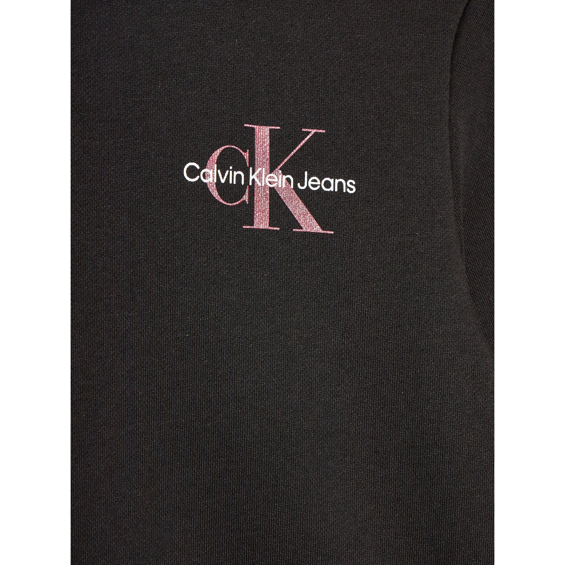 Calvin Klein Jeans Суитшърт Monogram IU0IU00397 Черен Regular Fit - Pepit.bg