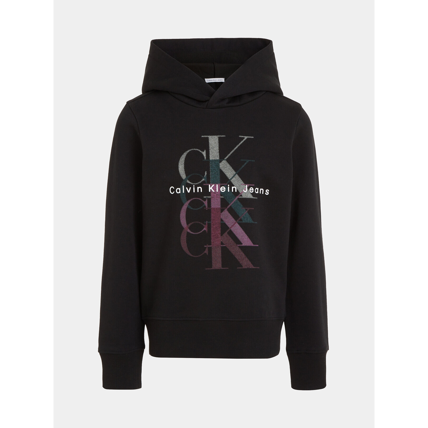 Calvin Klein Jeans Суитшърт Monogram Repeat IG0IG02211 Черен Regular Fit - Pepit.bg