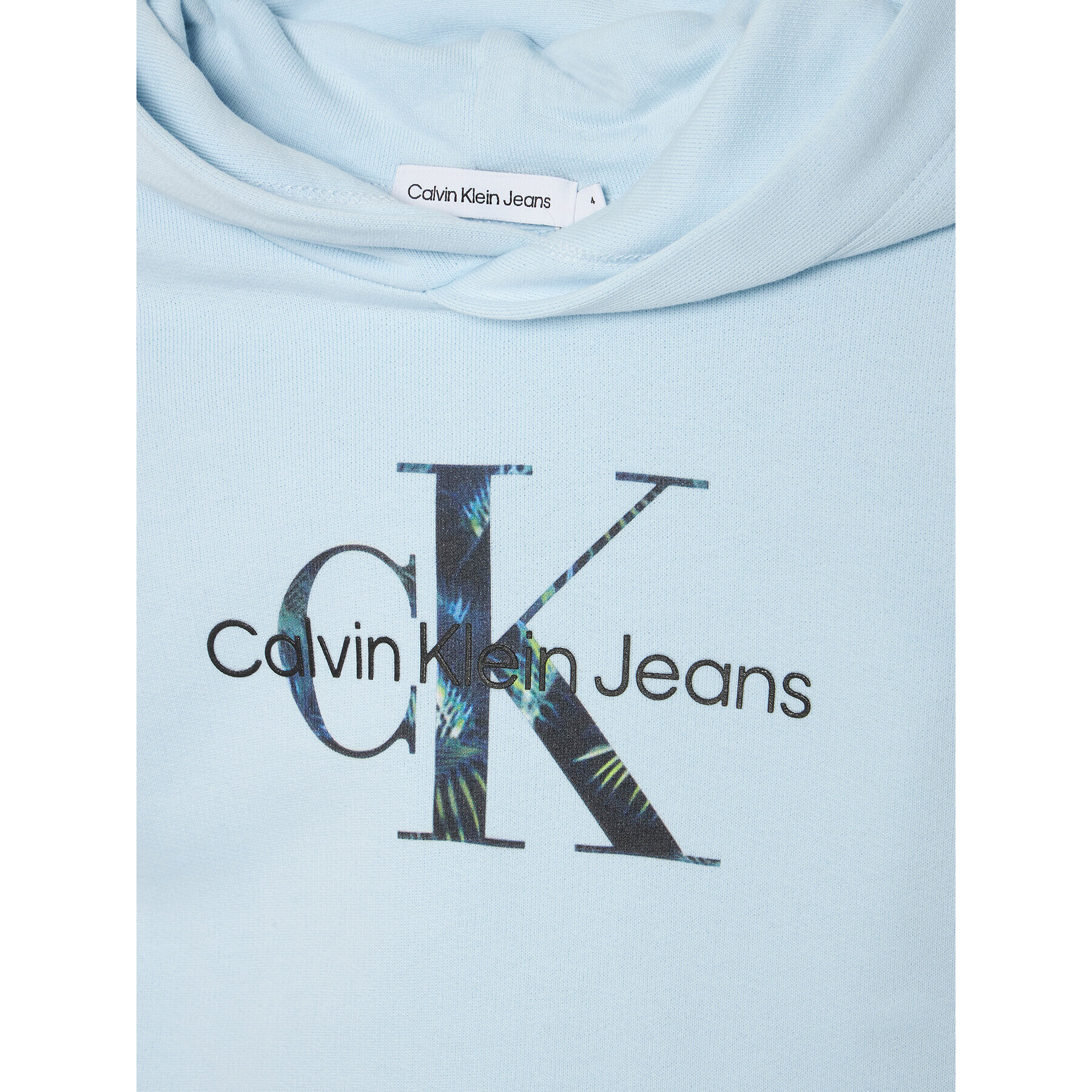 Calvin Klein Jeans Суитшърт Palm Monogram IB0IB01238 Син Regular Fit - Pepit.bg