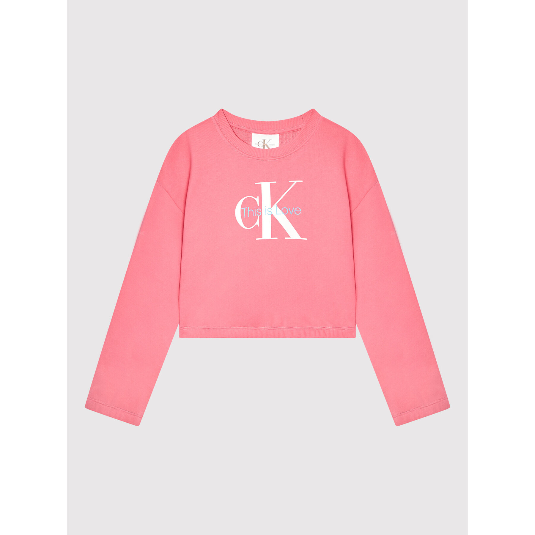 Calvin Klein Jeans Суитшърт Pride Monogram Logo IG0IG01793 Розов Relaxed Fit - Pepit.bg