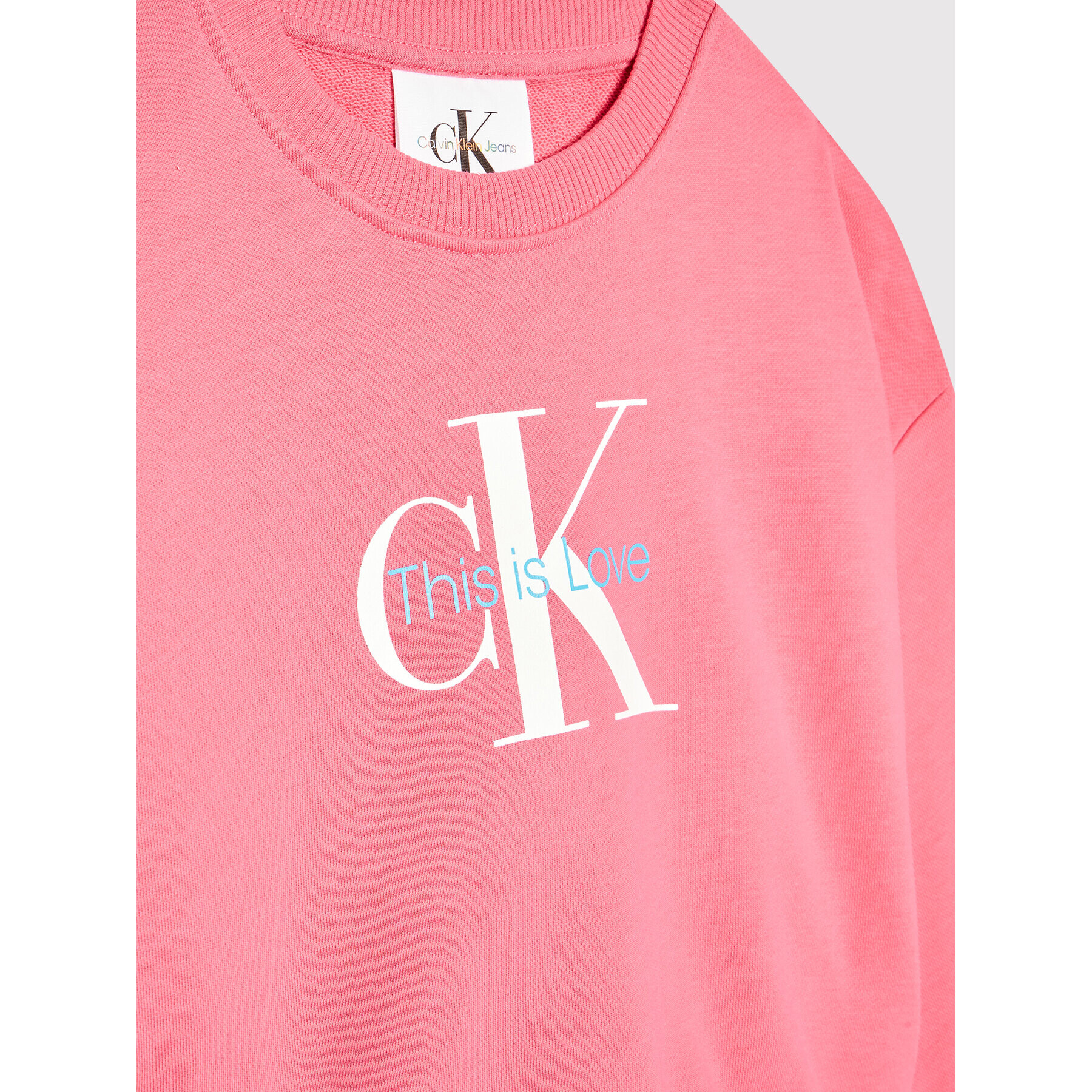 Calvin Klein Jeans Суитшърт Pride Monogram Logo IG0IG01793 Розов Relaxed Fit - Pepit.bg