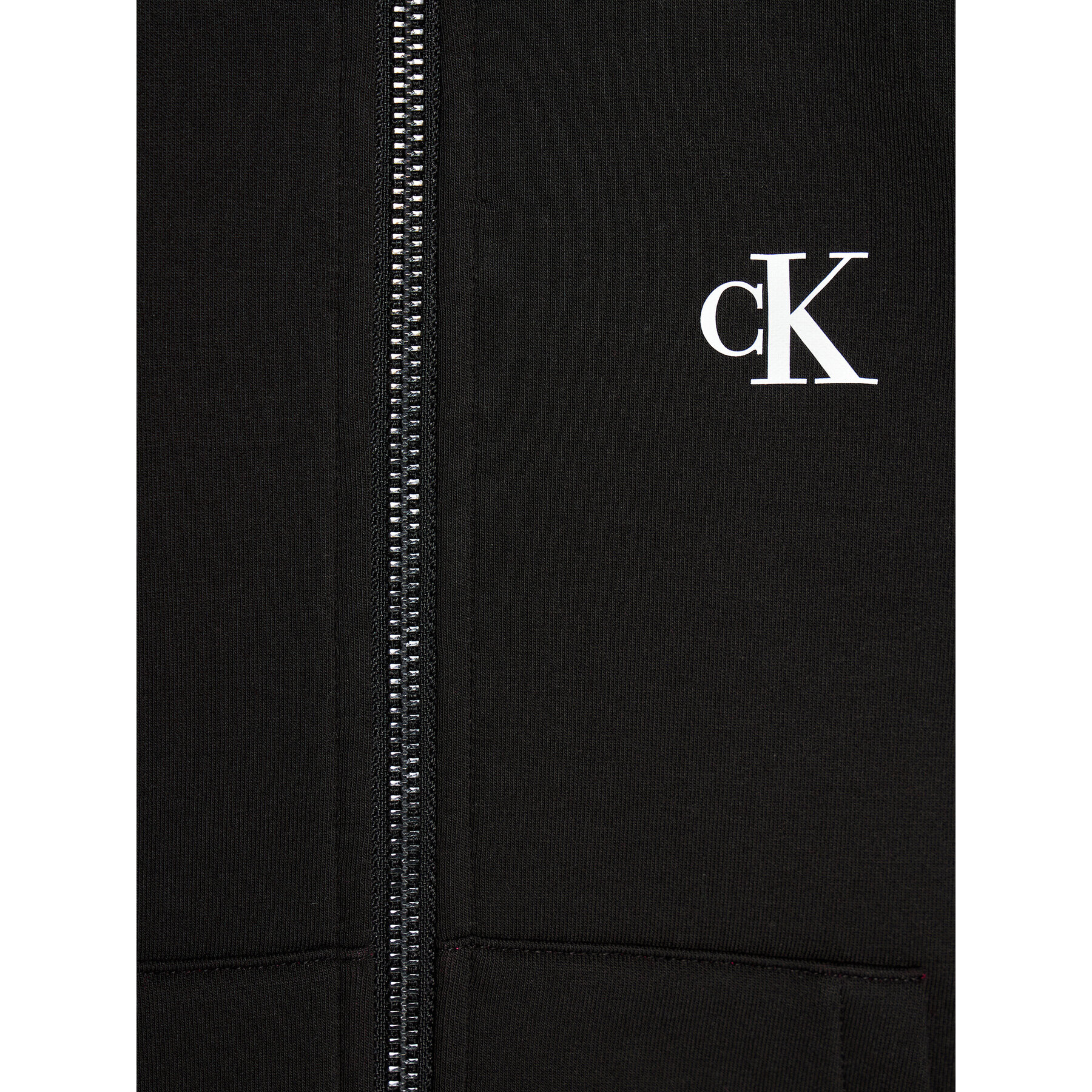 Calvin Klein Jeans Суитшърт Reversible Zip Through IG0IG01041 Черен Regular Fit - Pepit.bg