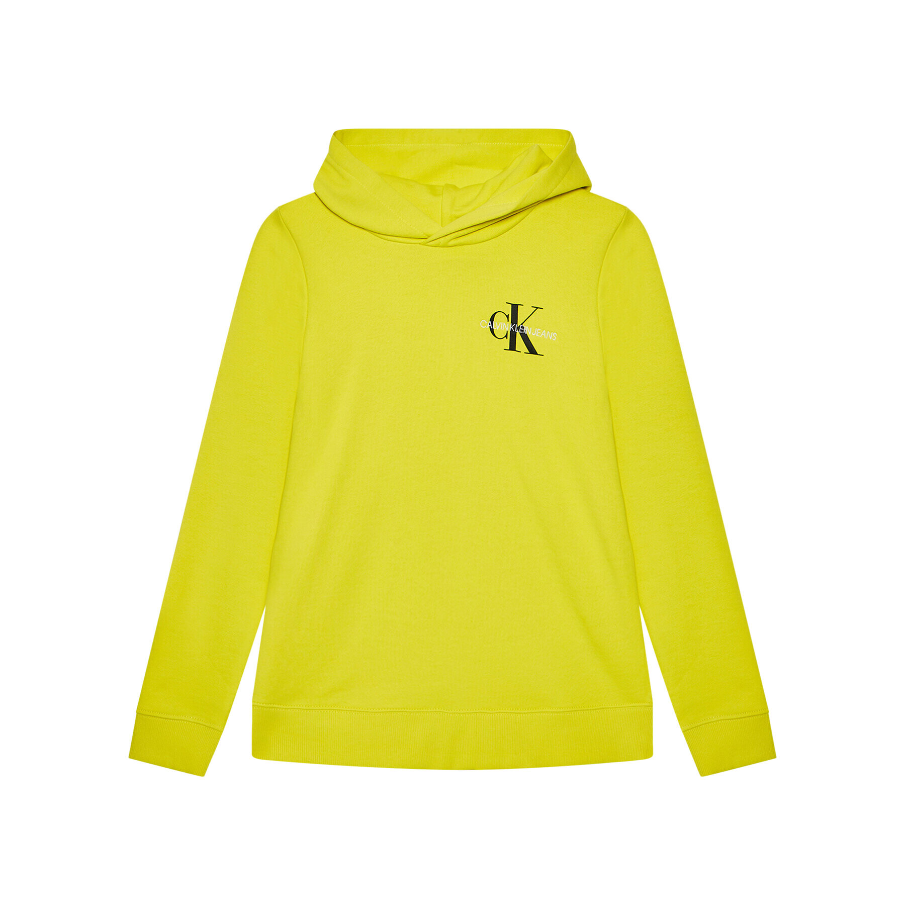 Calvin Klein Jeans Суитшърт Small Monogram IU0IU00164 Жълт Regular Fit - Pepit.bg