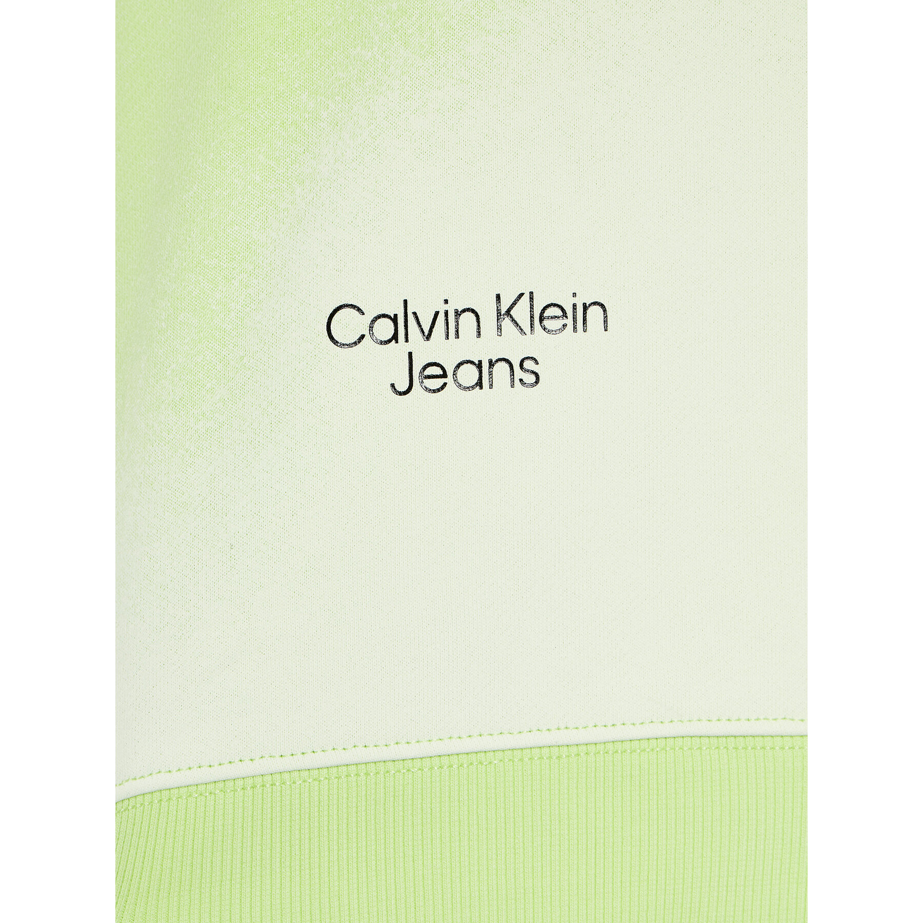 Calvin Klein Jeans Суитшърт Spray IU0IU00549 Зелен Regular Fit - Pepit.bg