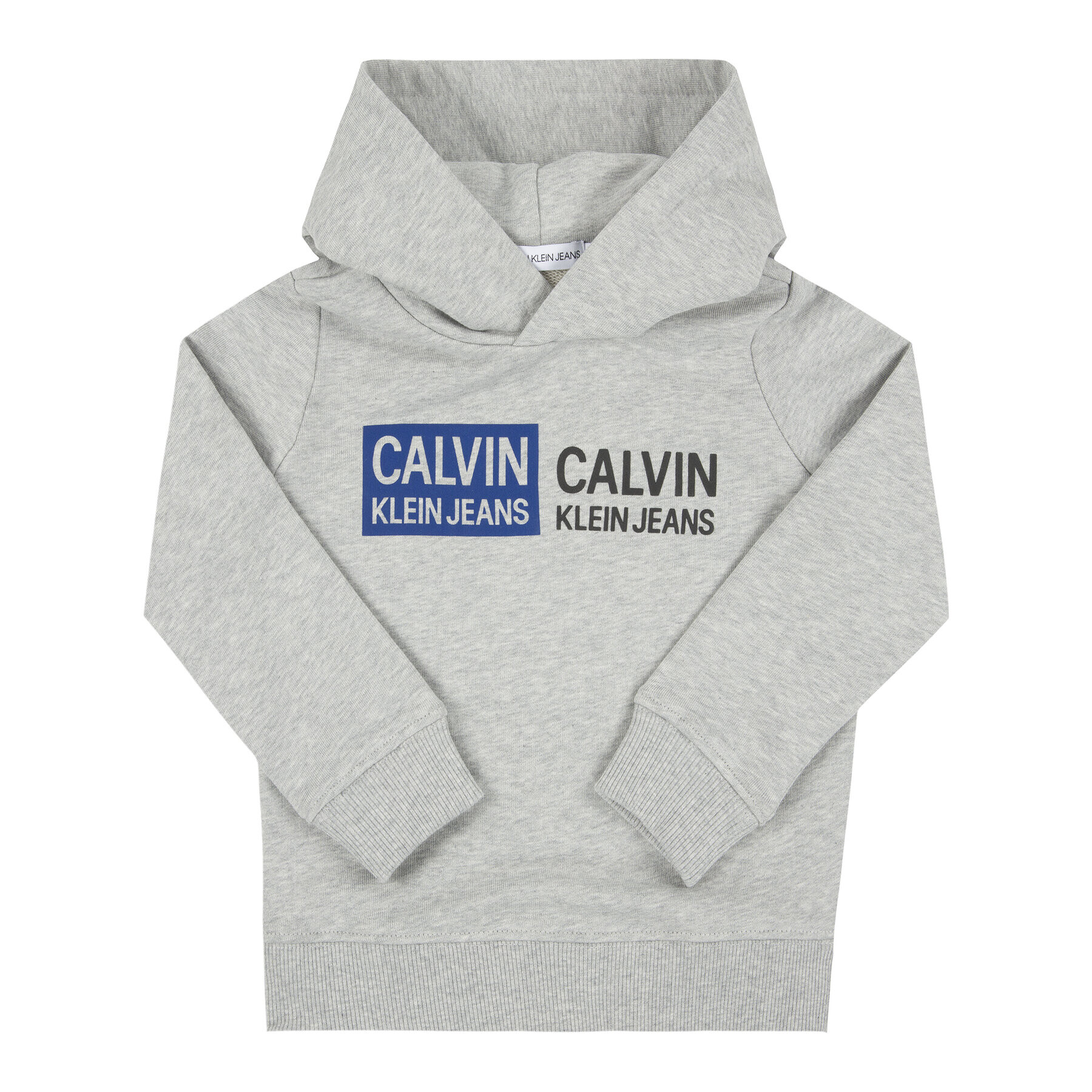 Calvin Klein Jeans Суитшърт Stamp Logo IB0IB00358 Сив Regular Fit - Pepit.bg