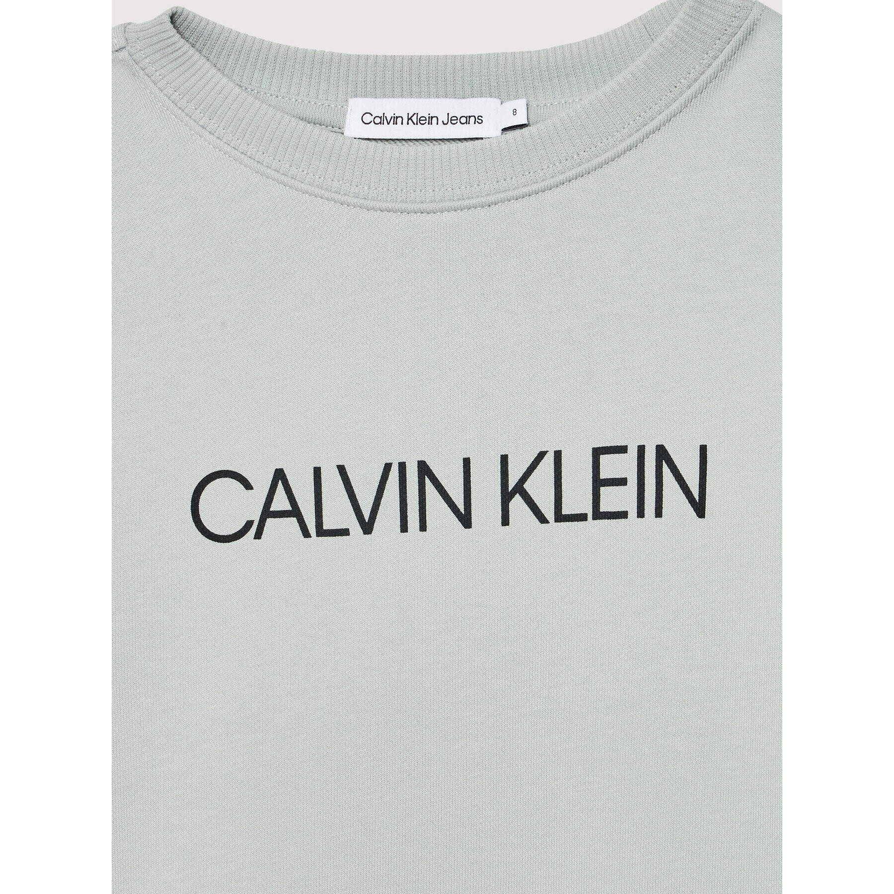 Calvin Klein Jeans Суитшърт Unisex Institutional Logo IU0IU00162 Сив Regular Fit - Pepit.bg