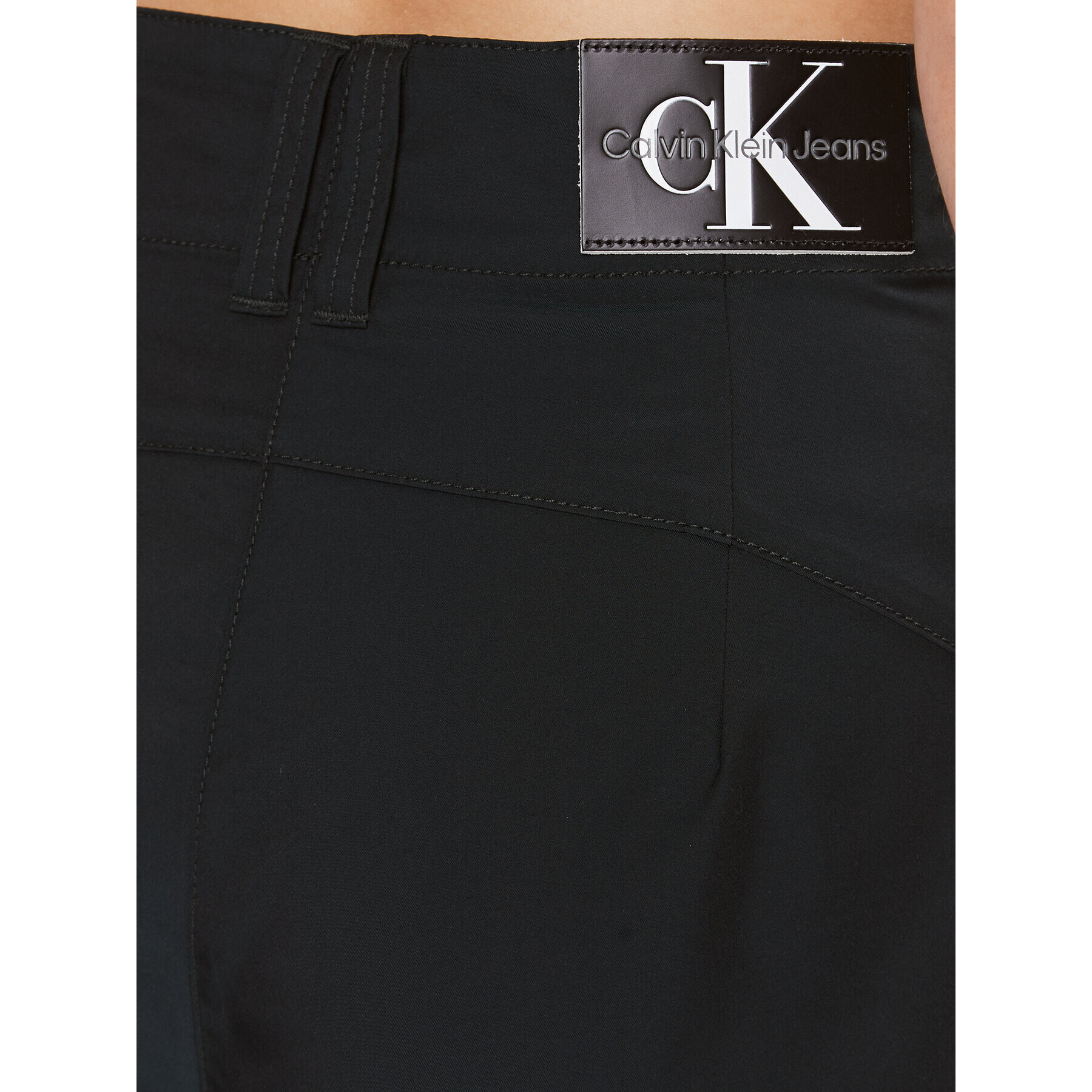 Calvin Klein Jeans Текстилни панталони J20J221859 Черен Regular Fit - Pepit.bg