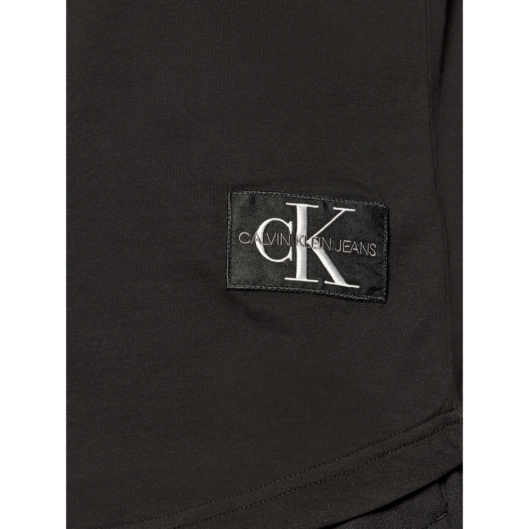 Calvin Klein Jeans Тениска с дълъг ръкав J30J319312 Черен Regular Fit - Pepit.bg