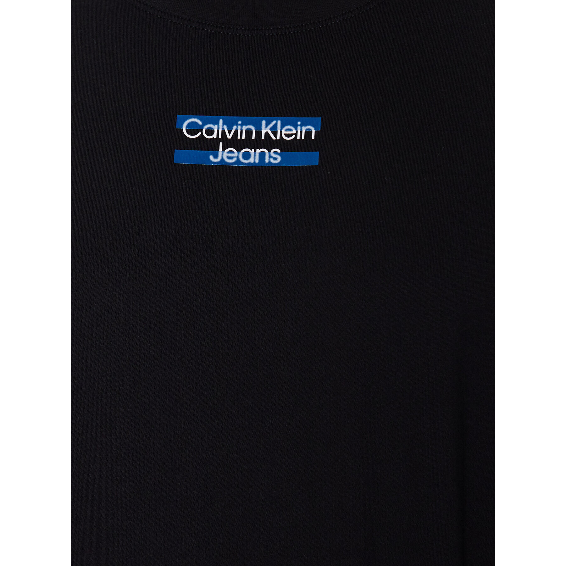 Calvin Klein Jeans Тениска с дълъг ръкав J30J322871 Черен Regular Fit - Pepit.bg